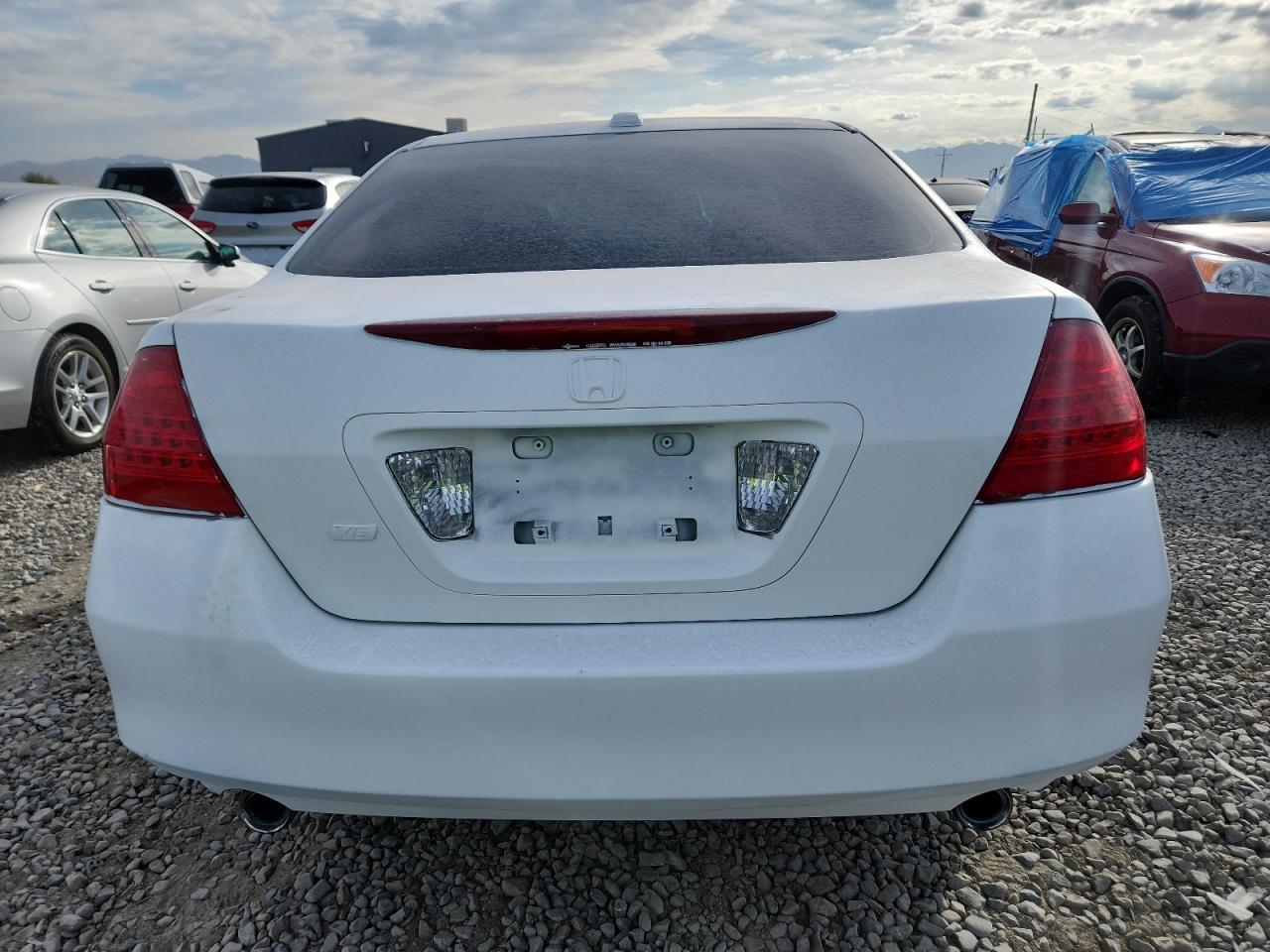2006 Honda Accord Ex White vin: 1HGCM66506A052286