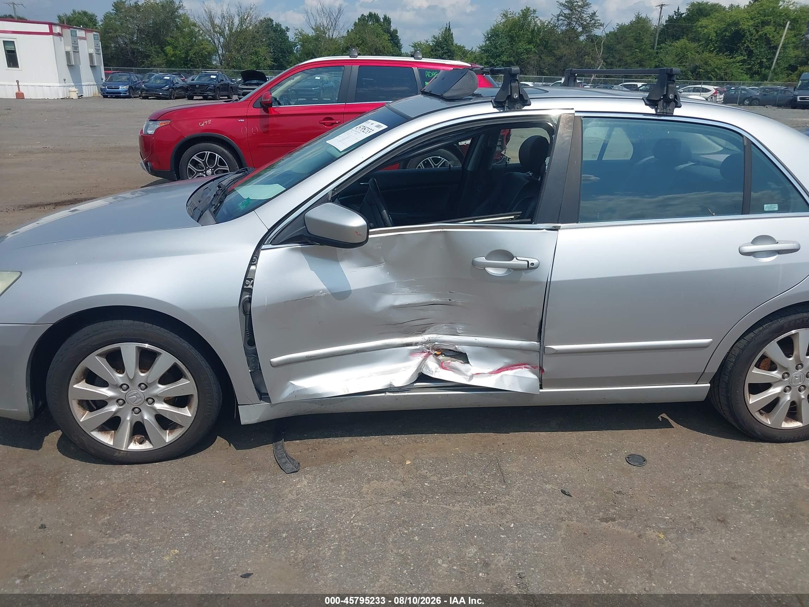 2006 Honda Accord 3.0 Ex Серебряный vin: 1HGCM66506A054636