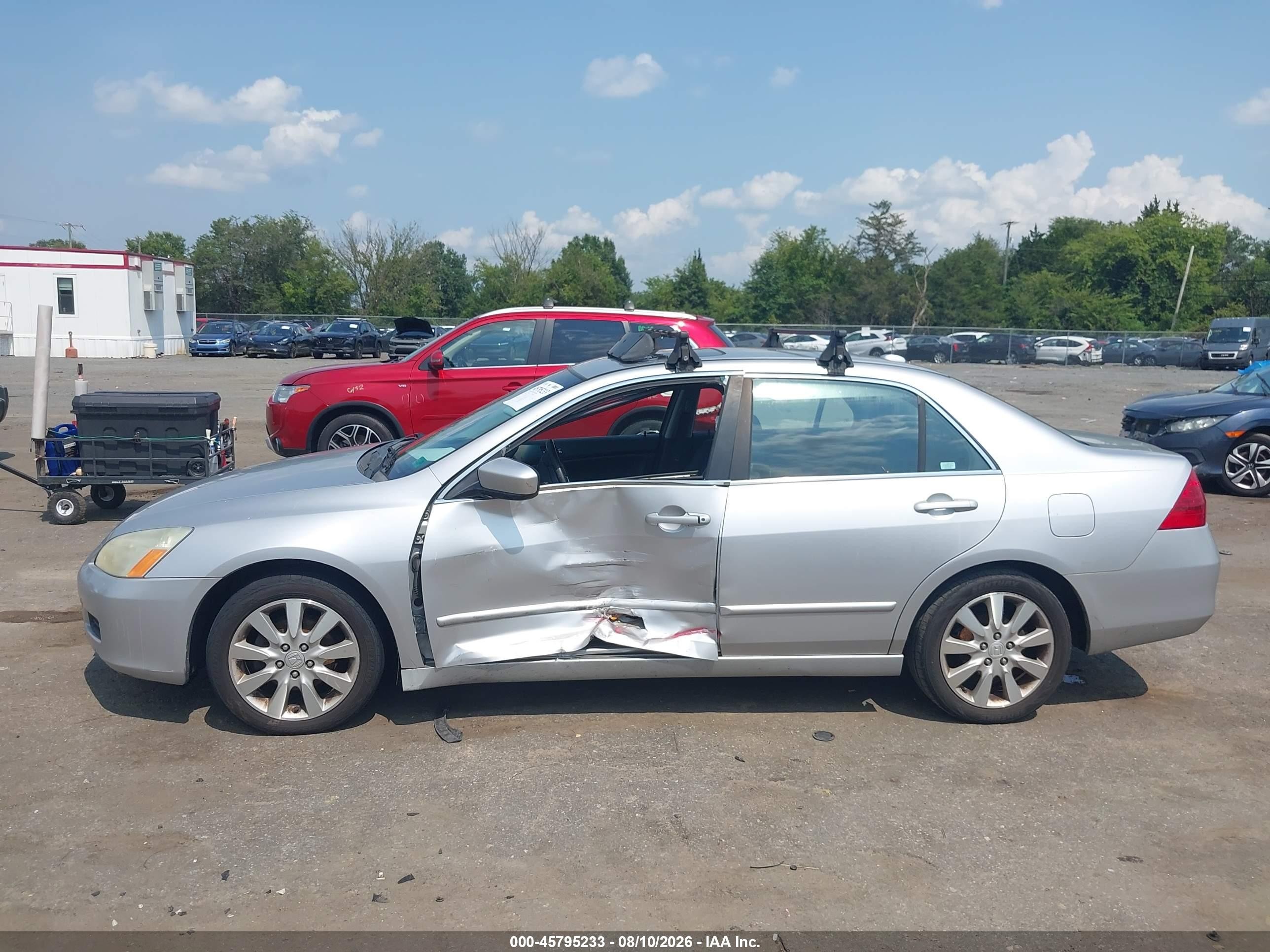 2006 Honda Accord 3.0 Ex Серебряный vin: 1HGCM66506A054636