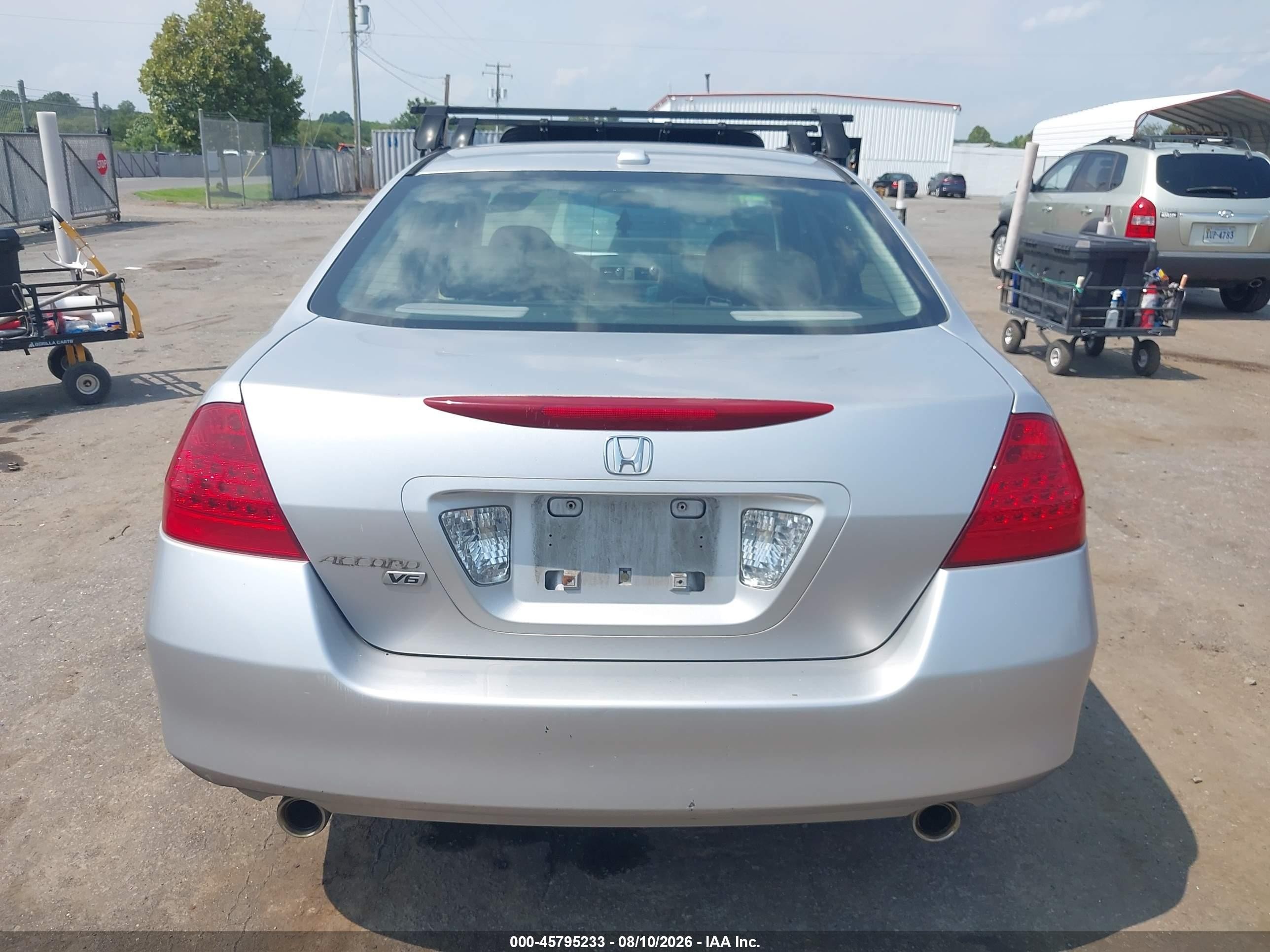 2006 Honda Accord 3.0 Ex Серебряный vin: 1HGCM66506A054636