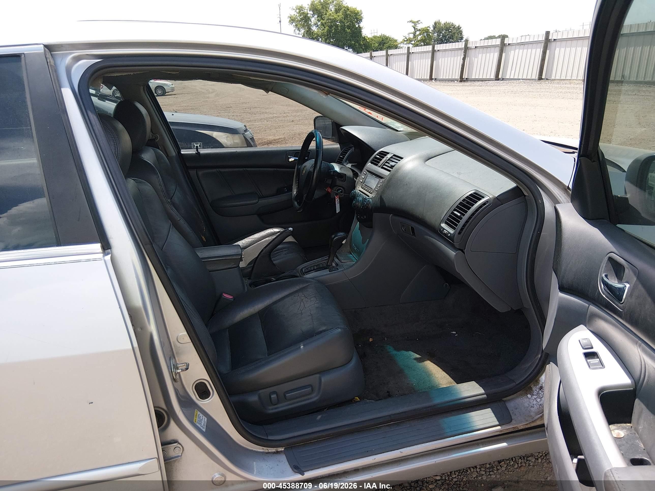 2006 Honda Accord 3.0 Ex Silver vin: 1HGCM66506A071954