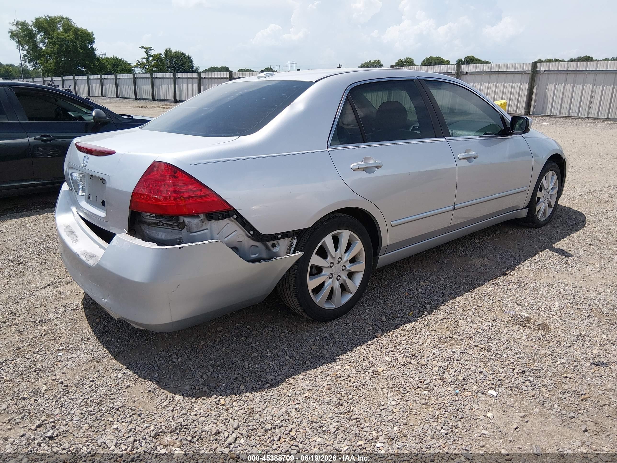 2006 Honda Accord 3.0 Ex Silver vin: 1HGCM66506A071954