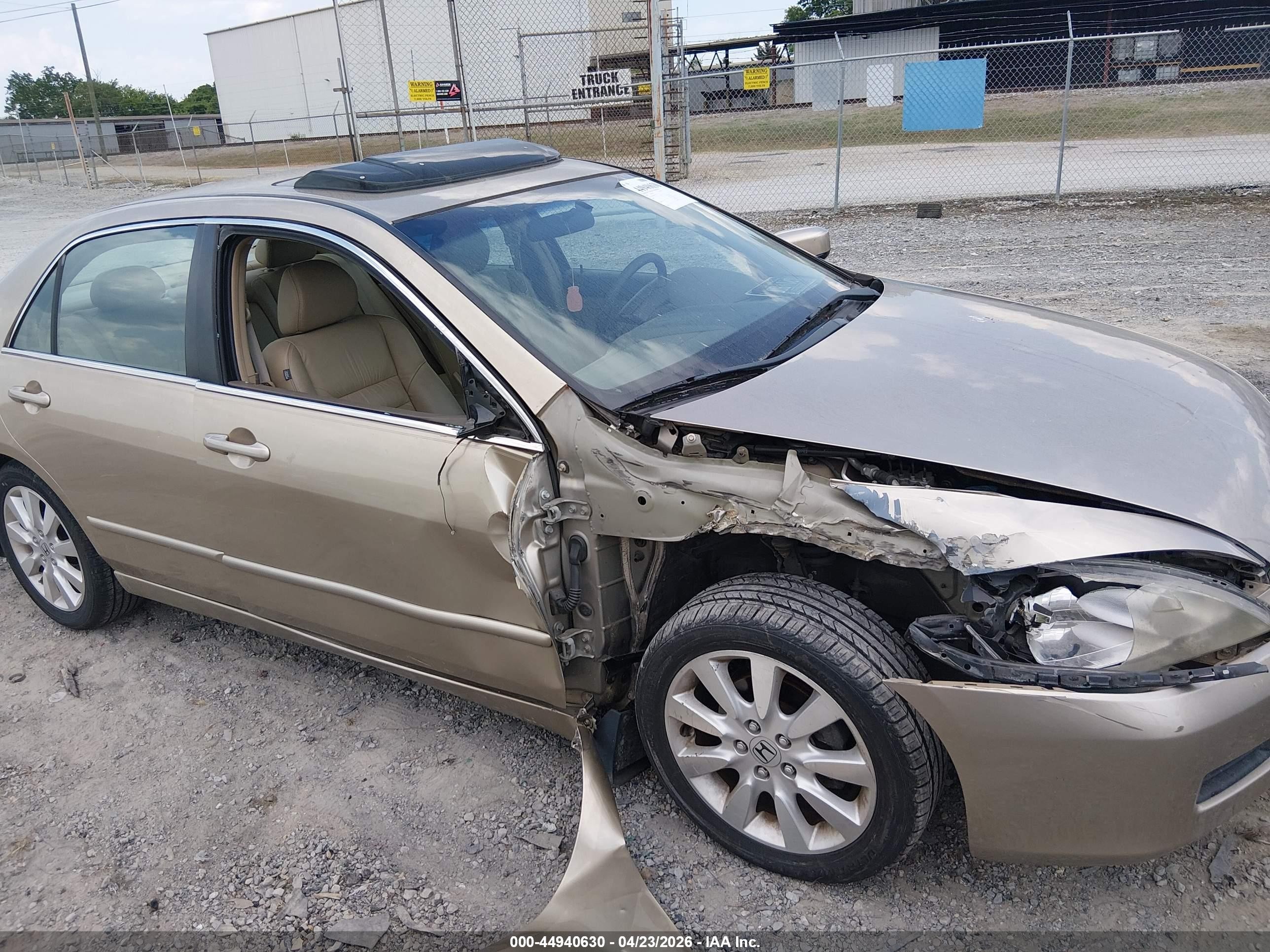 2007 Honda Accord 3.0 Ex Gold vin: 1HGCM66507A013747