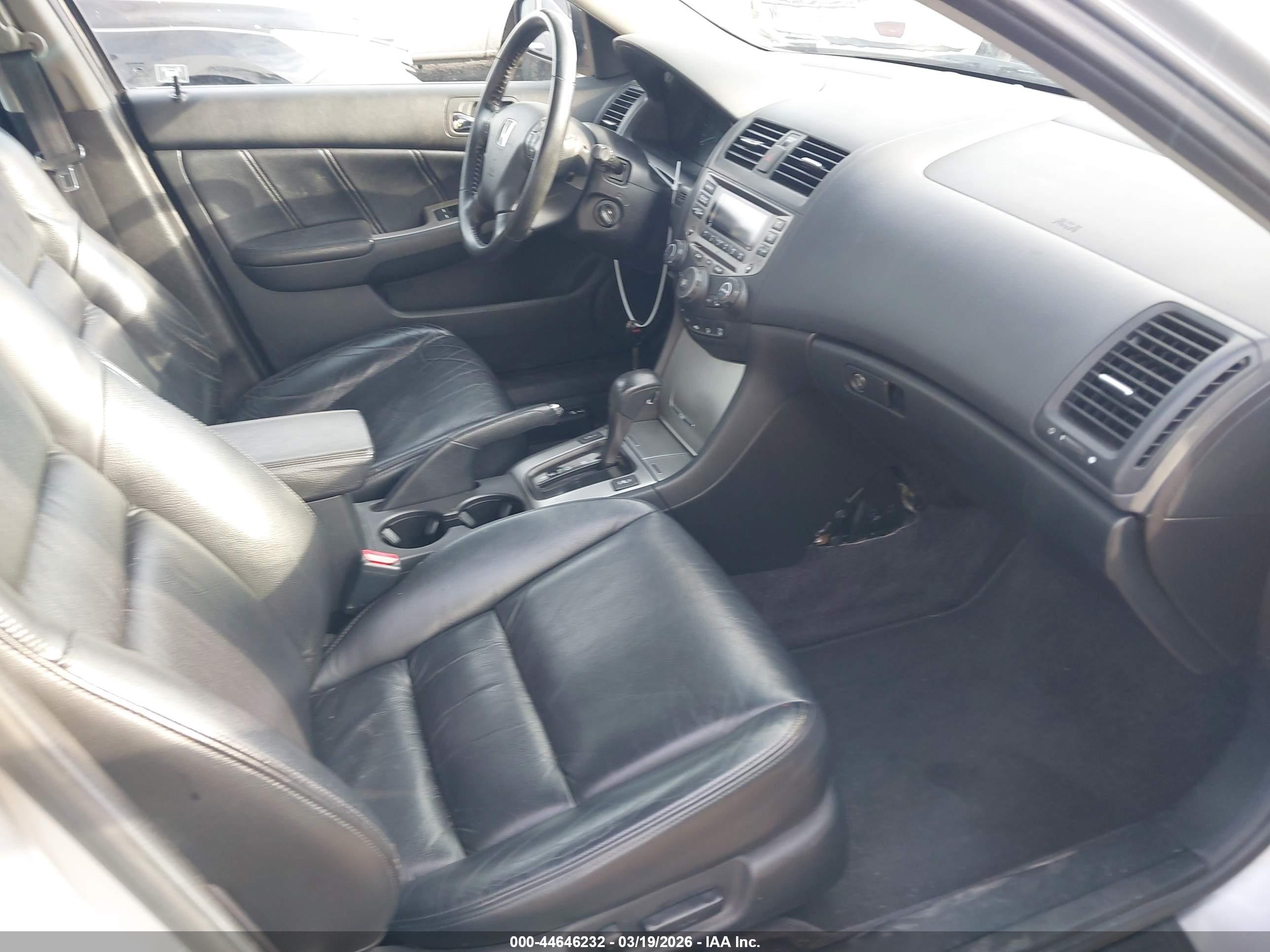 2007 Honda Accord 3.0 Ex Silver vin: 1HGCM66507A022111