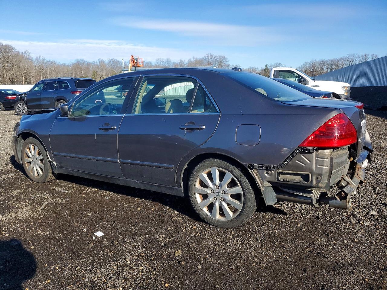 2007 Honda Accord Ex Угольный vin: 1HGCM66507A028653