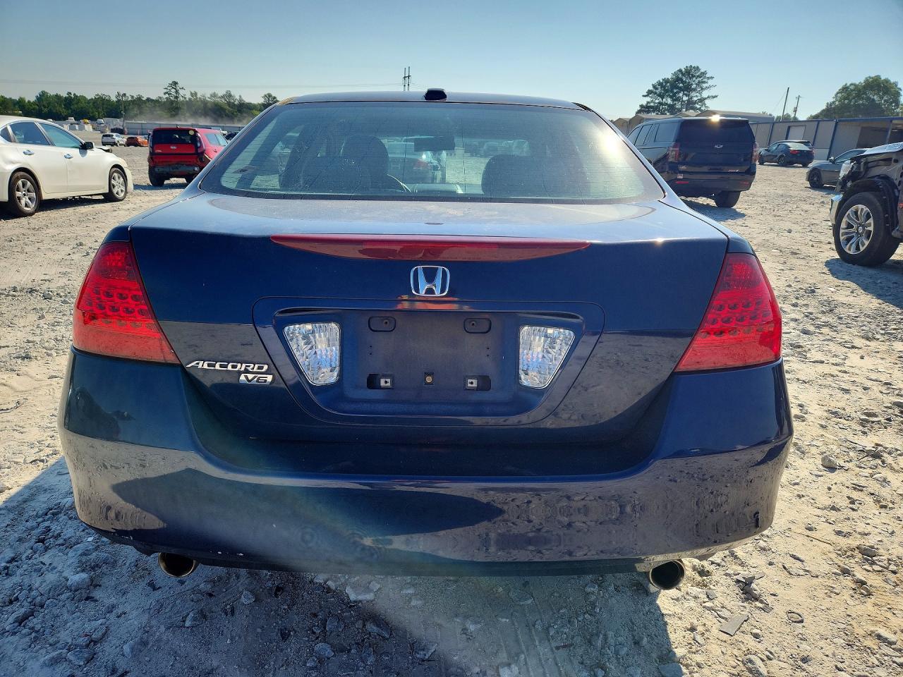 2007 Honda Accord Ex Blue vin: 1HGCM66507A032718