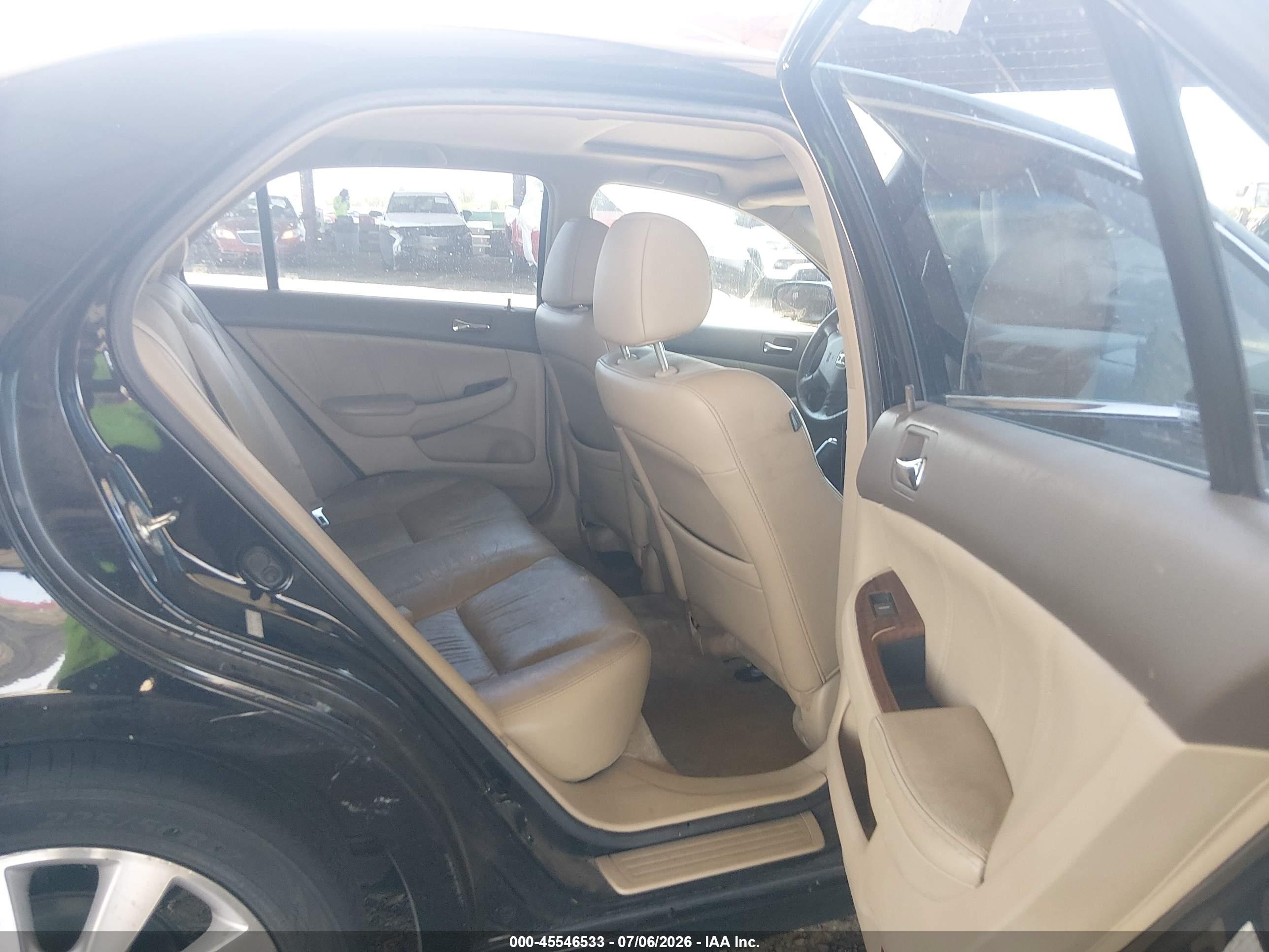2007 Honda Accord 3.0 Ex Black vin: 1HGCM66507A035618