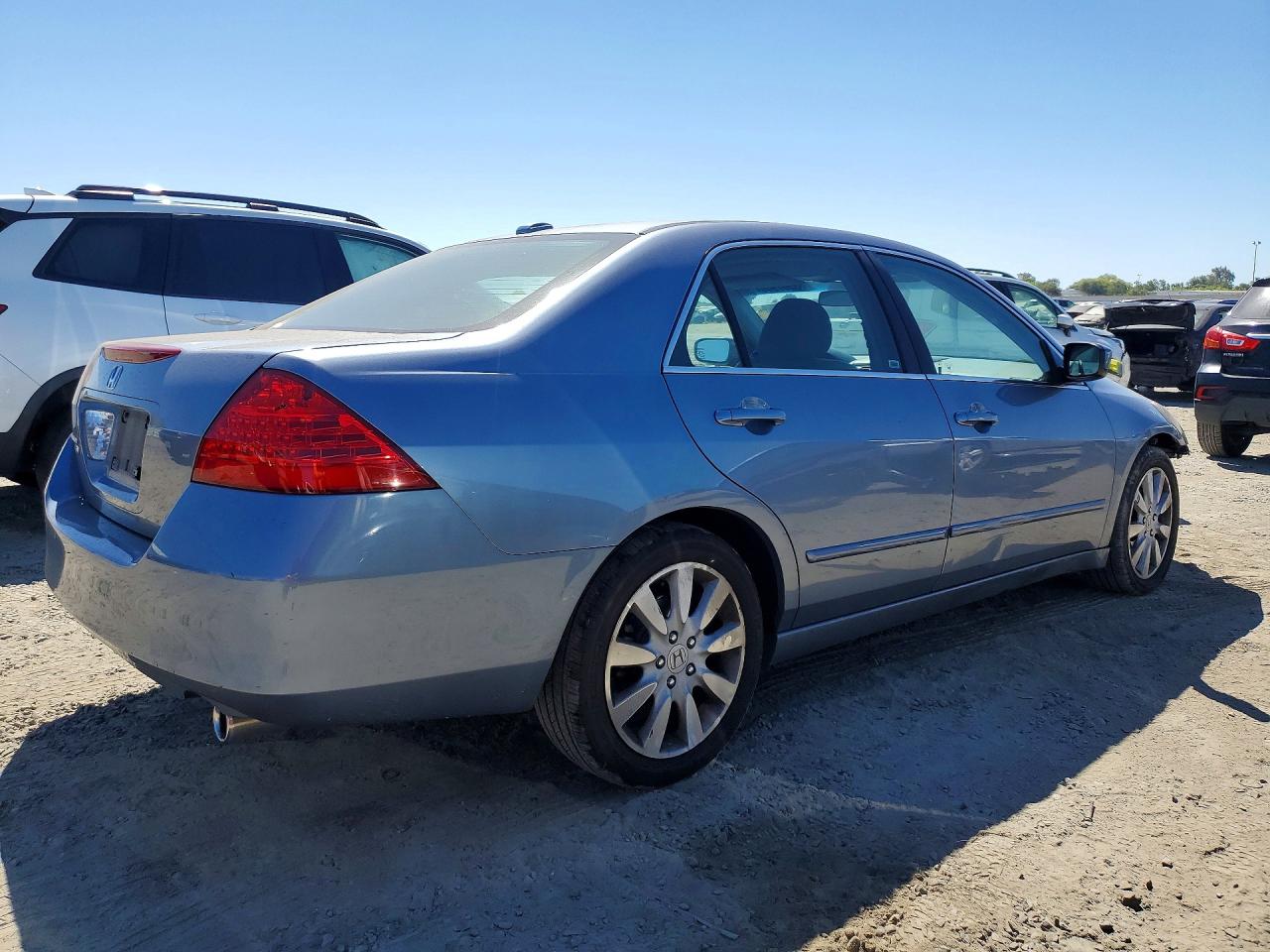2007 Honda Accord Ex Синий vin: 1HGCM66507A042701