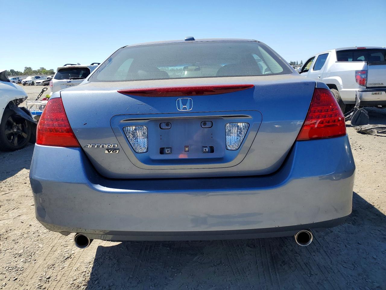 2007 Honda Accord Ex Синий vin: 1HGCM66507A042701