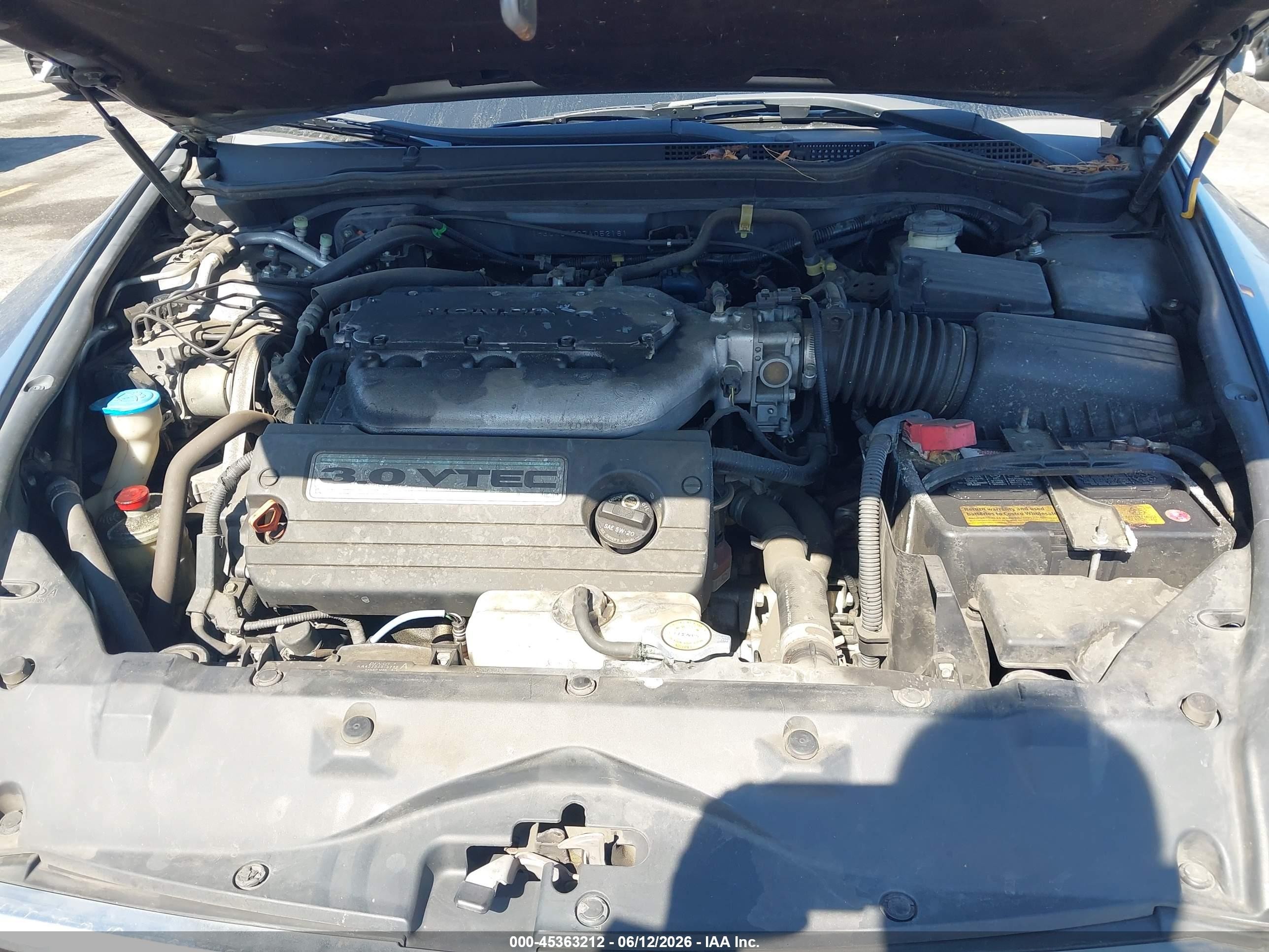 2007 Honda Accord 3.0 Ex Blue vin: 1HGCM66507A052161