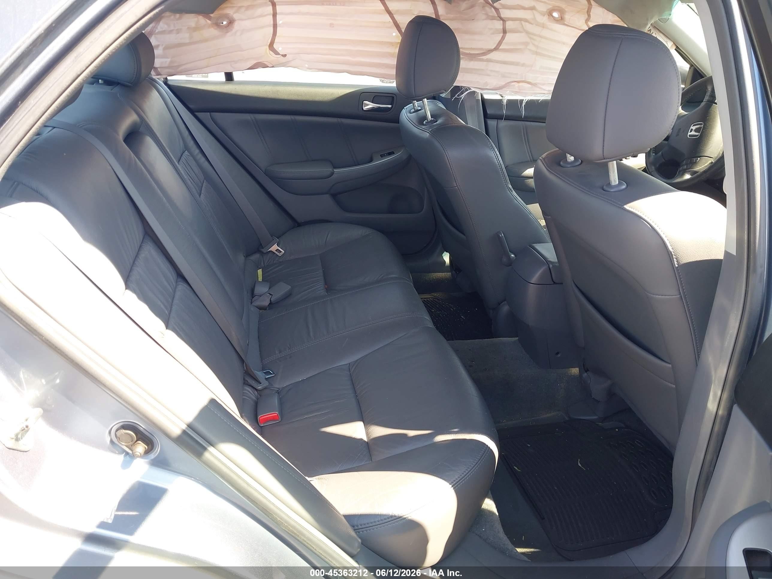 2007 Honda Accord 3.0 Ex Blue vin: 1HGCM66507A052161