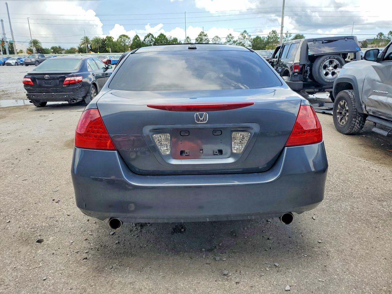 2007 Honda Accord Ex Gray vin: 1HGCM66507A056646