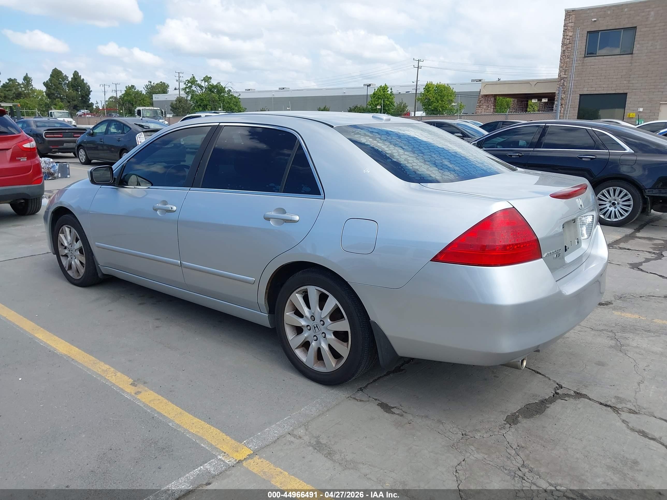 2007 Honda Accord 3.0 Ex Silver vin: 1HGCM66507A074080