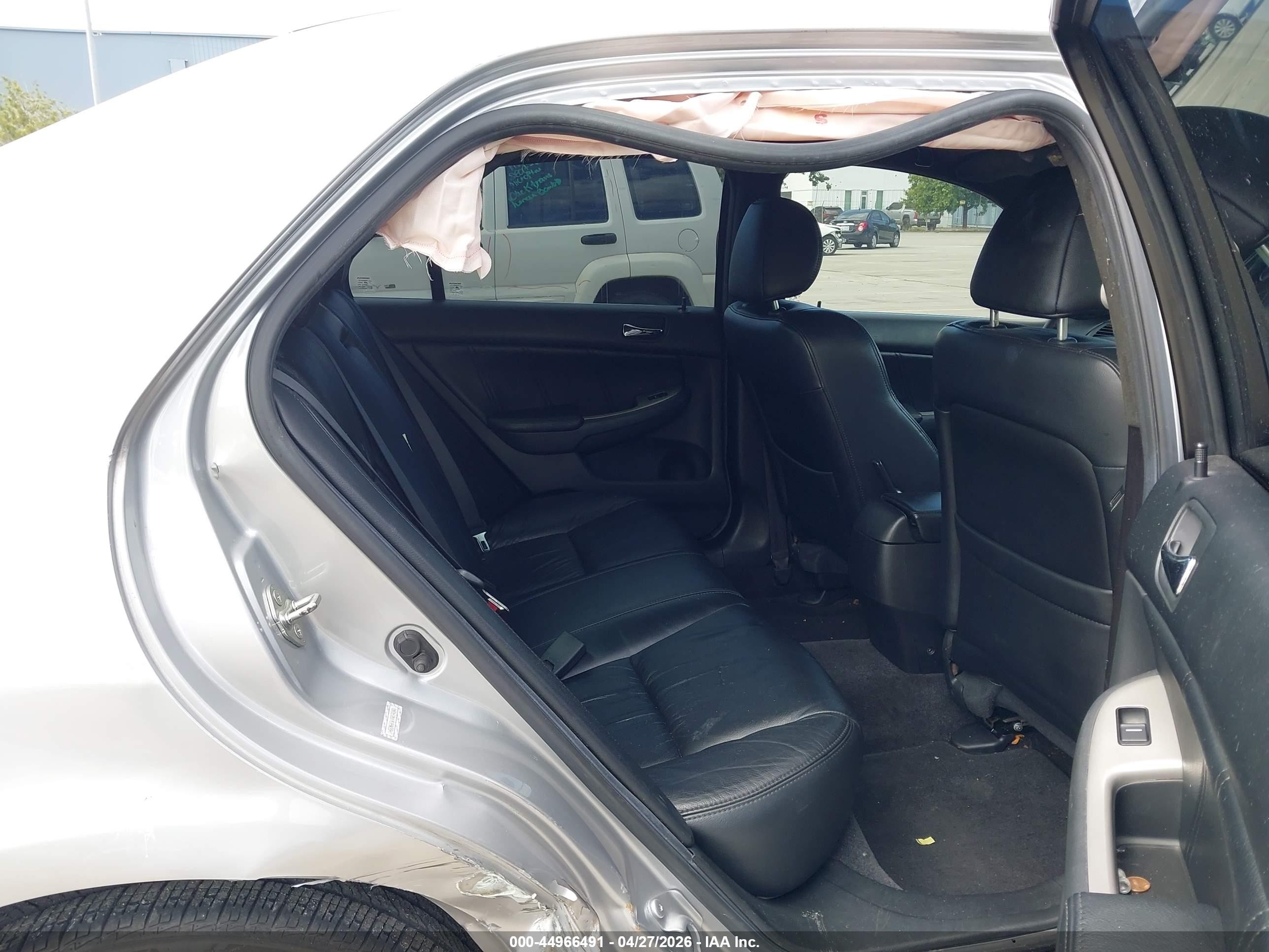 2007 Honda Accord 3.0 Ex Silver vin: 1HGCM66507A074080