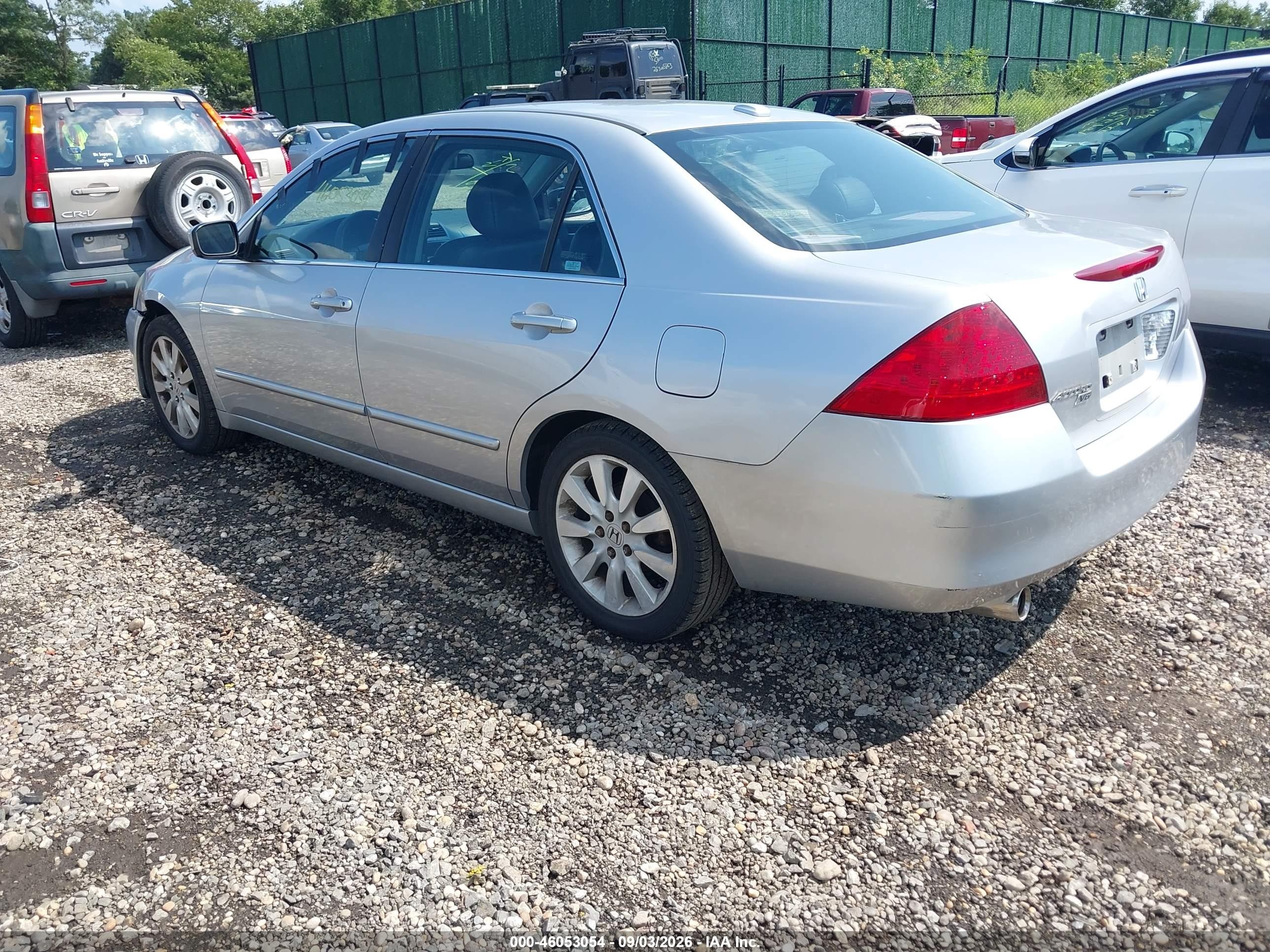 2007 Honda Accord 3.0 Ex Silver vin: 1HGCM66507A099237