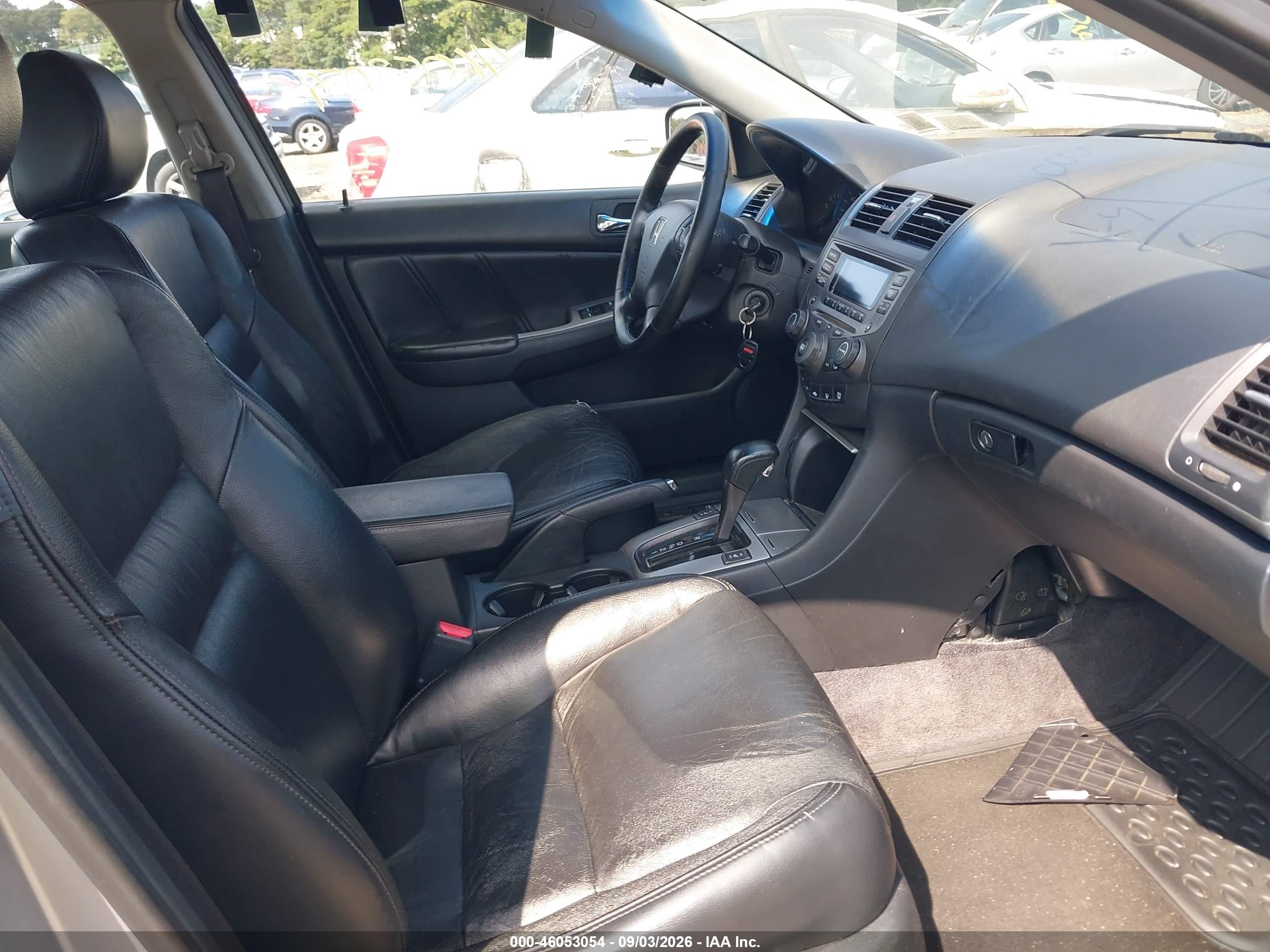 2007 Honda Accord 3.0 Ex Silver vin: 1HGCM66507A099237