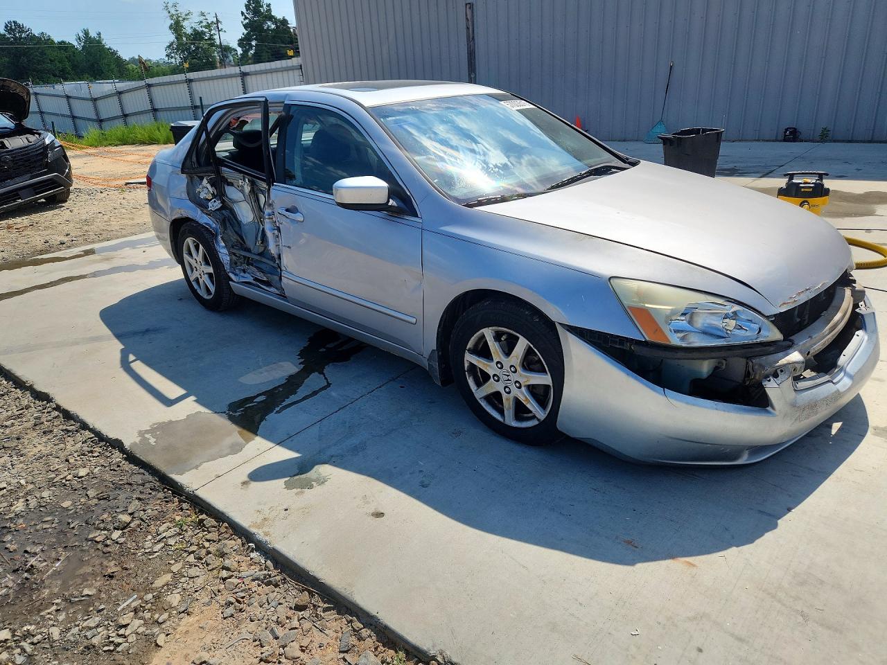 2003 Honda Accord Ex Silver vin: 1HGCM66513A031328