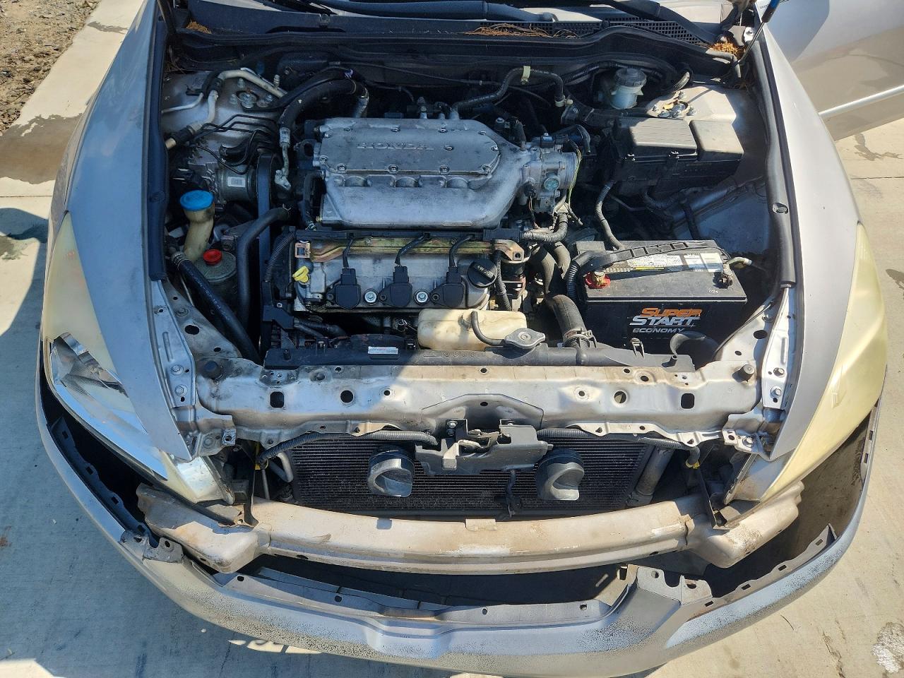 2003 Honda Accord Ex Silver vin: 1HGCM66513A031328