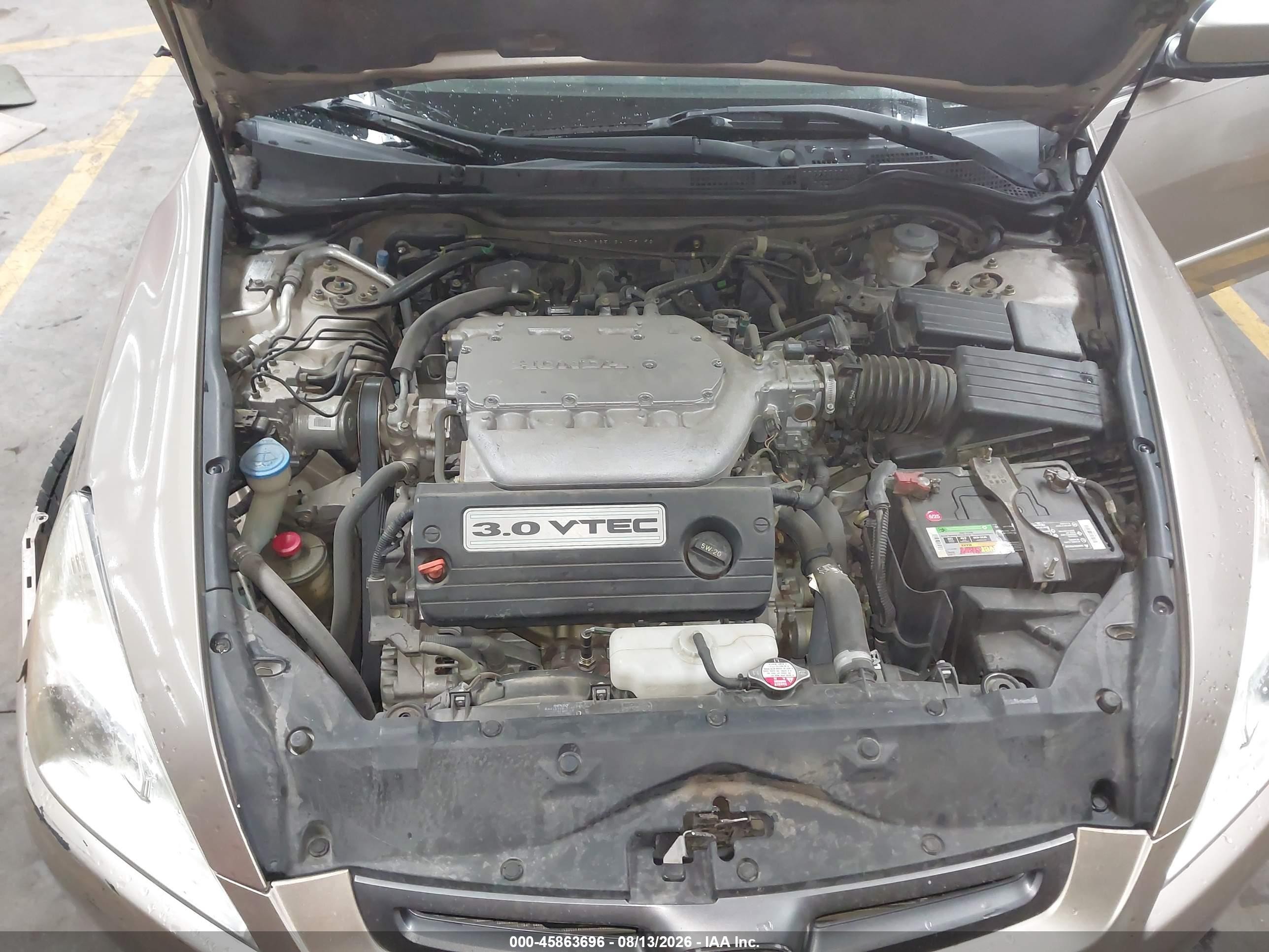 2003 Honda Accord 3.0 Ex Brown vin: 1HGCM66513A079198
