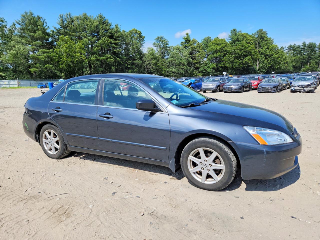 2003 Honda Accord Ex Gray vin: 1HGCM66513A091626