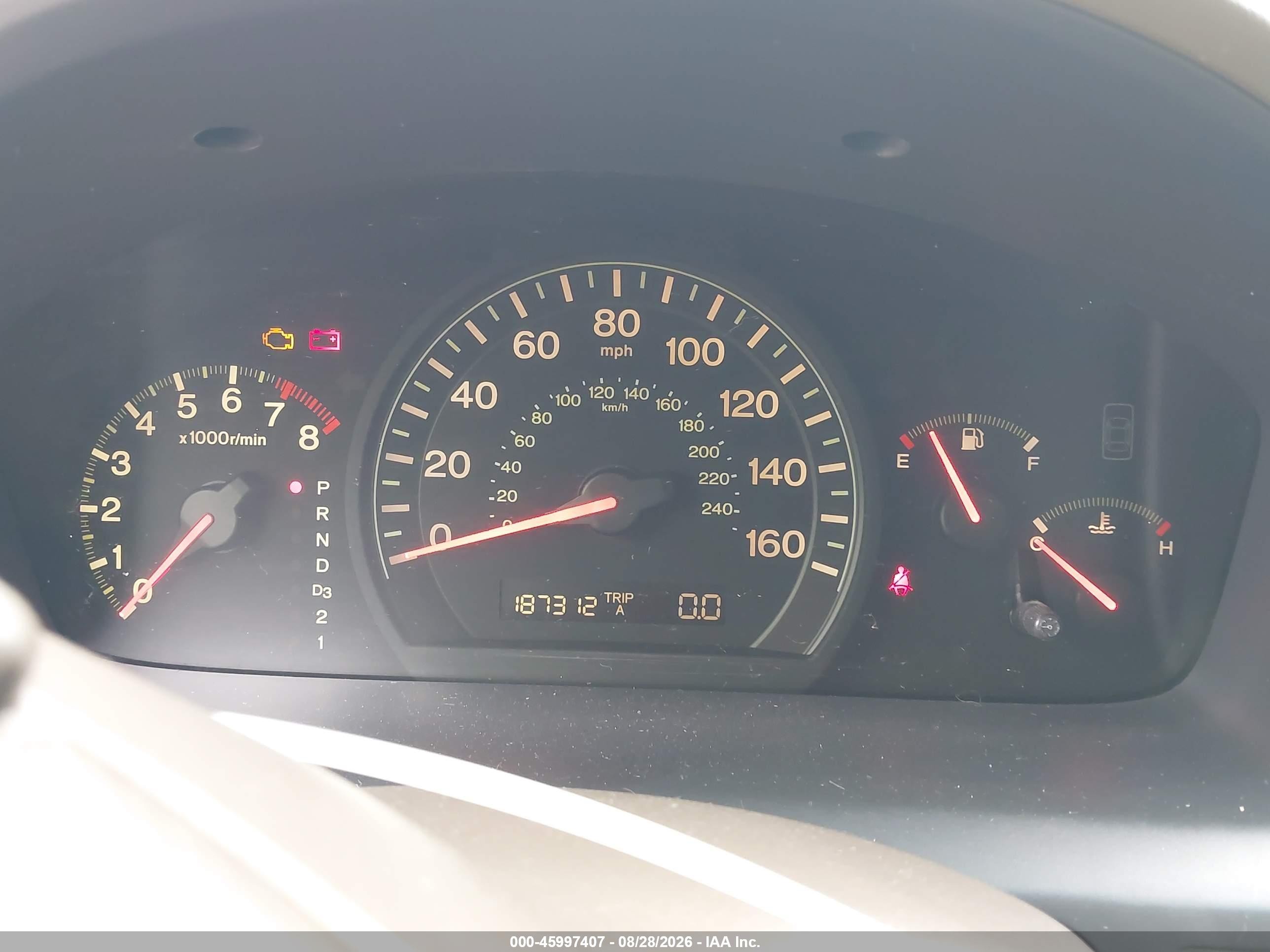 2003 Honda Accord 3.0 Ex White vin: 1HGCM66513A101040