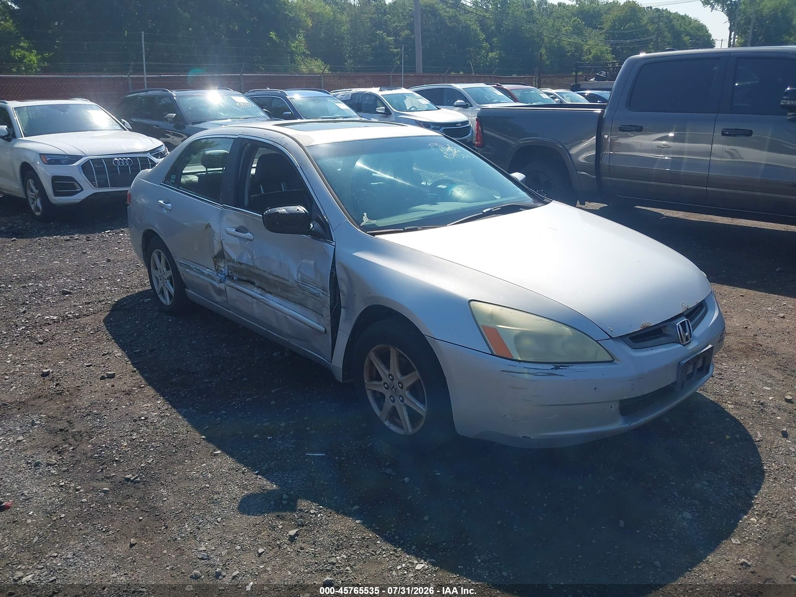 2003 Honda Accord 3.0 Ex Серебряный vin: 1HGCM66513A101460