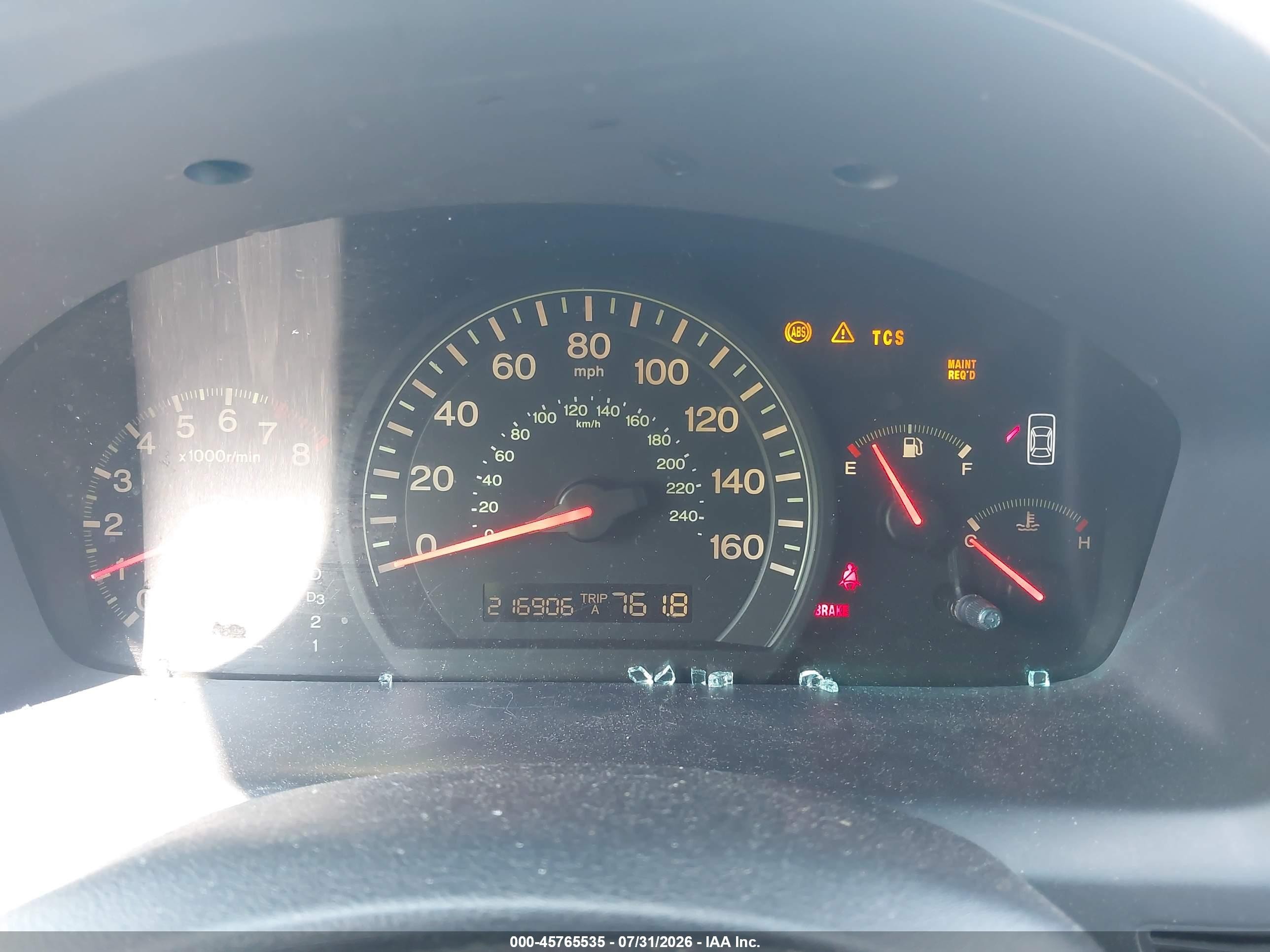 2003 Honda Accord 3.0 Ex Серебряный vin: 1HGCM66513A101460