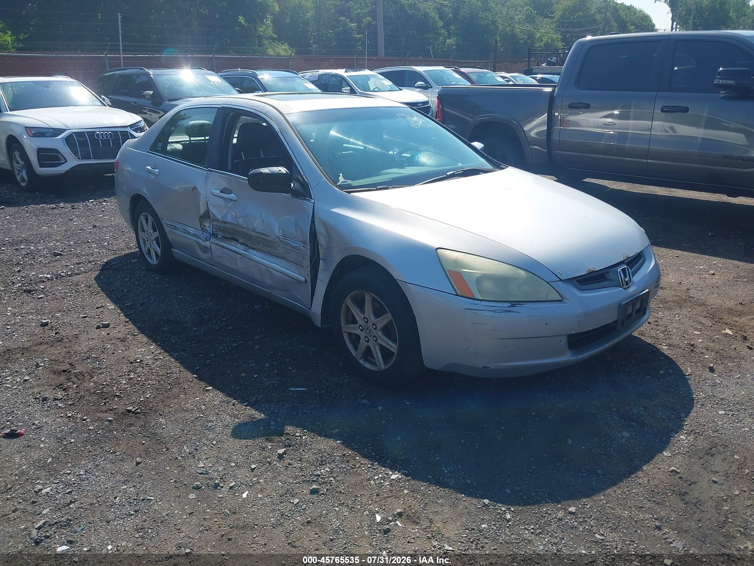 2003 Honda Accord 3.0 Ex Silver vin: 1HGCM66513A101460
