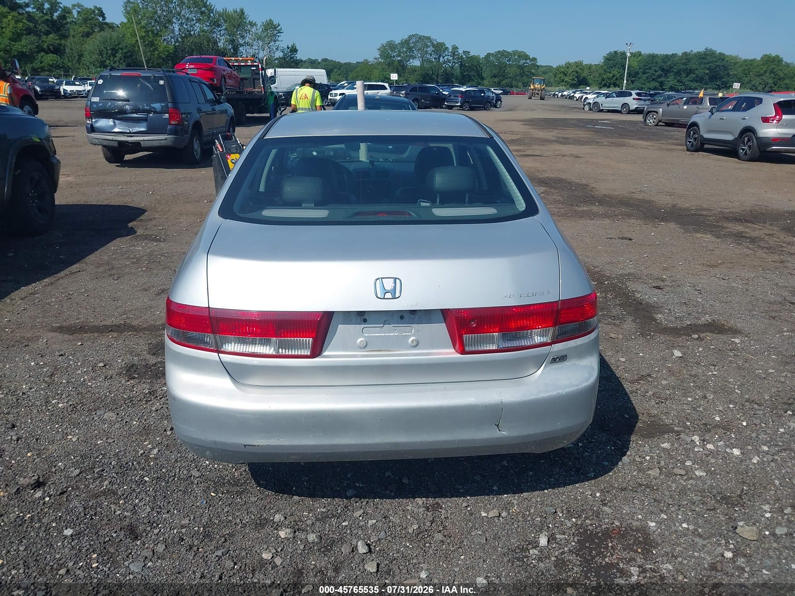 2003 Honda Accord 3.0 Ex Серебряный vin: 1HGCM66513A101460