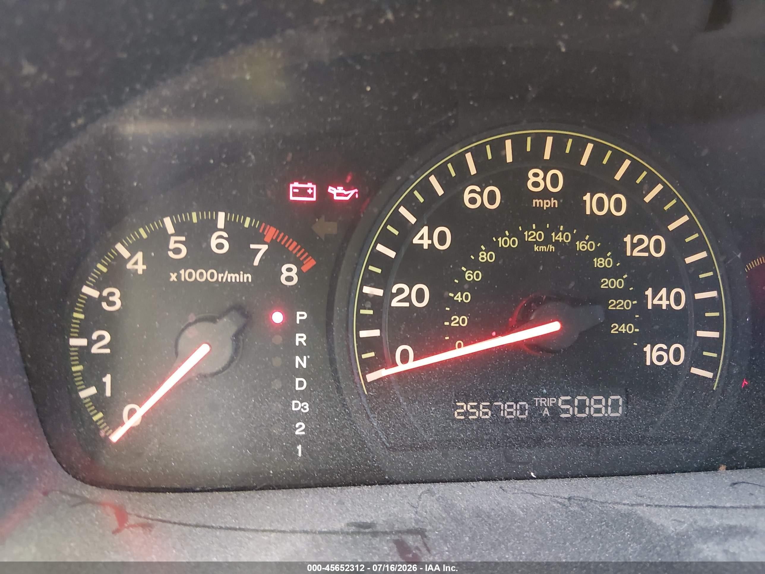 2004 Honda Accord 3.0 Ex Burgundy vin: 1HGCM66514A005619