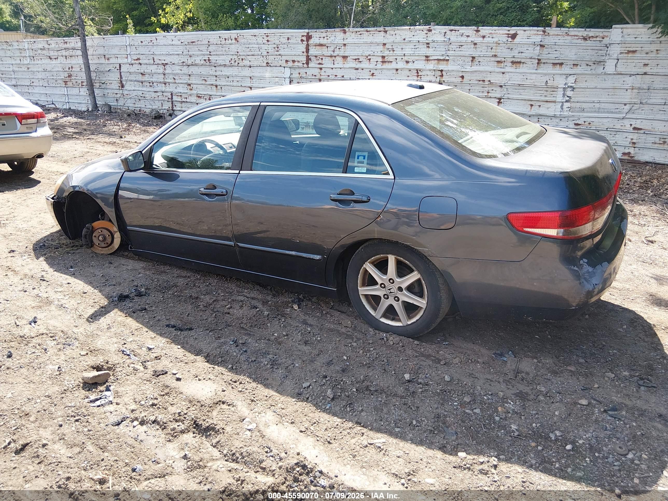 2004 Honda Accord 3.0 Ex Blue vin: 1HGCM66514A005975