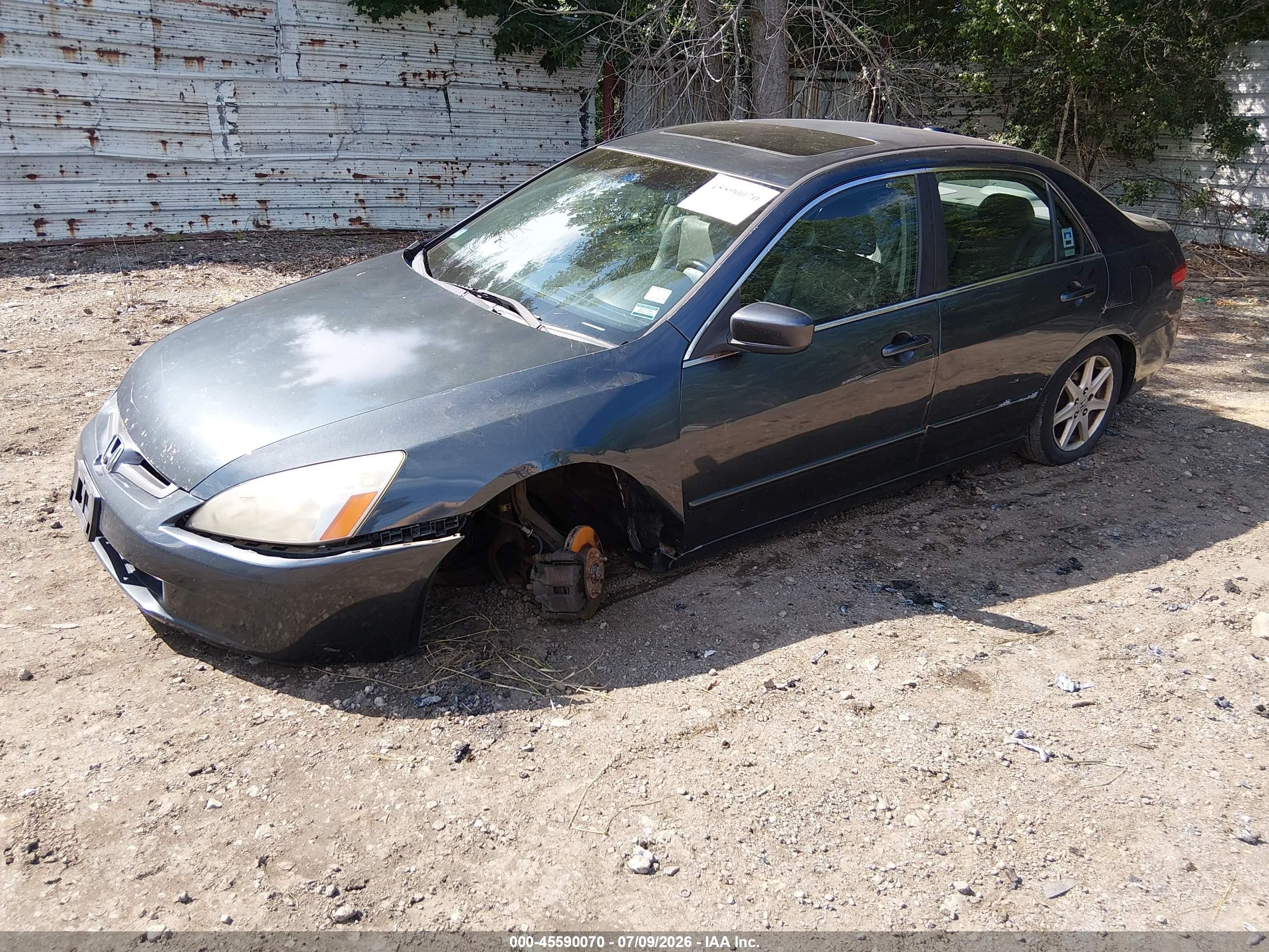 2004 Honda Accord 3.0 Ex Blue vin: 1HGCM66514A005975