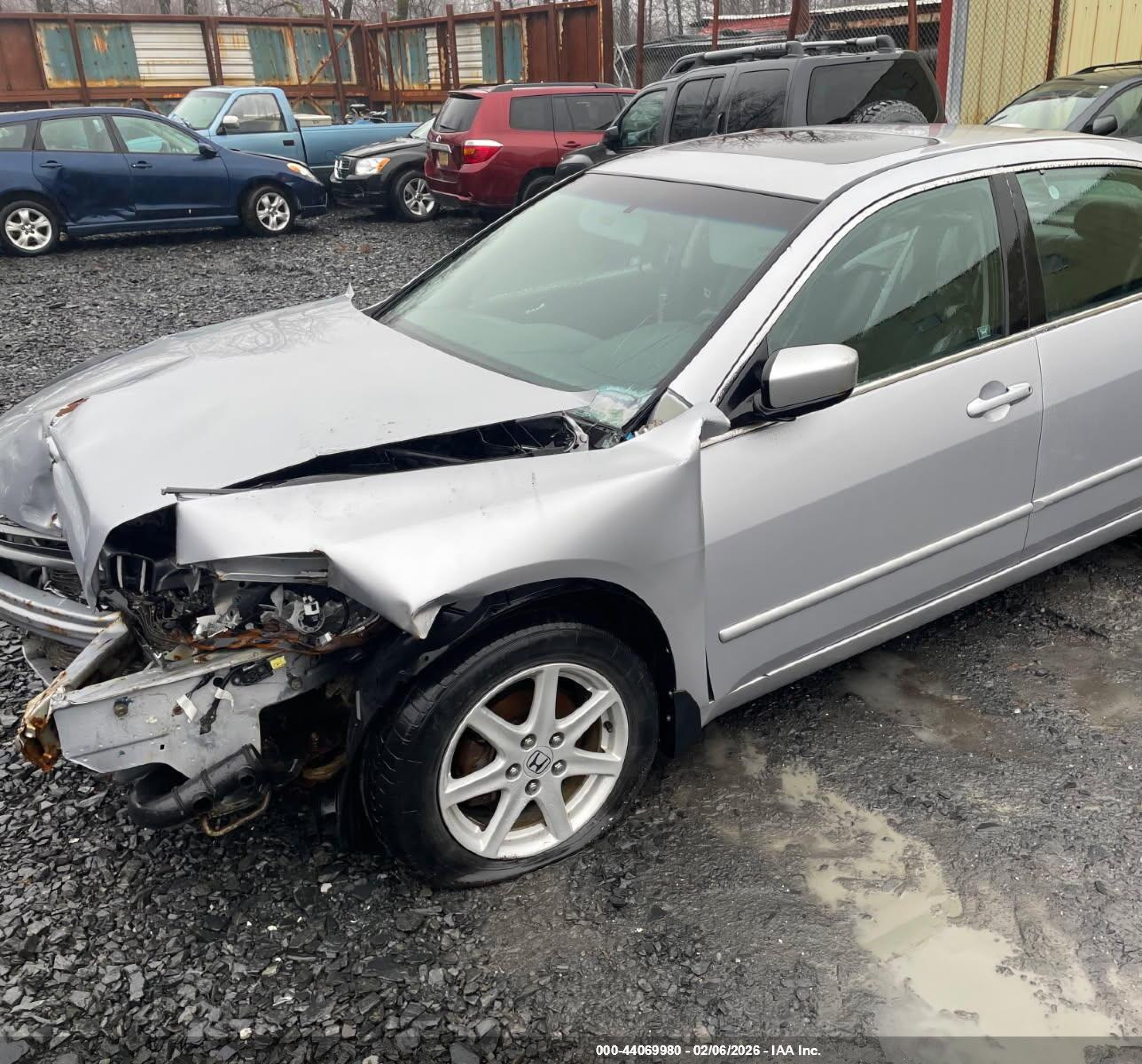 2004 Honda Accord 3.0 Ex Silver vin: 1HGCM66514A021674