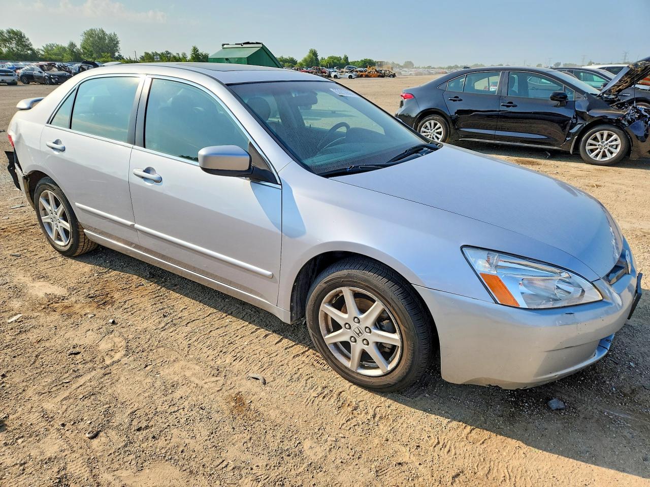 2004 Honda Accord Ex Серебряный vin: 1HGCM66514A031153