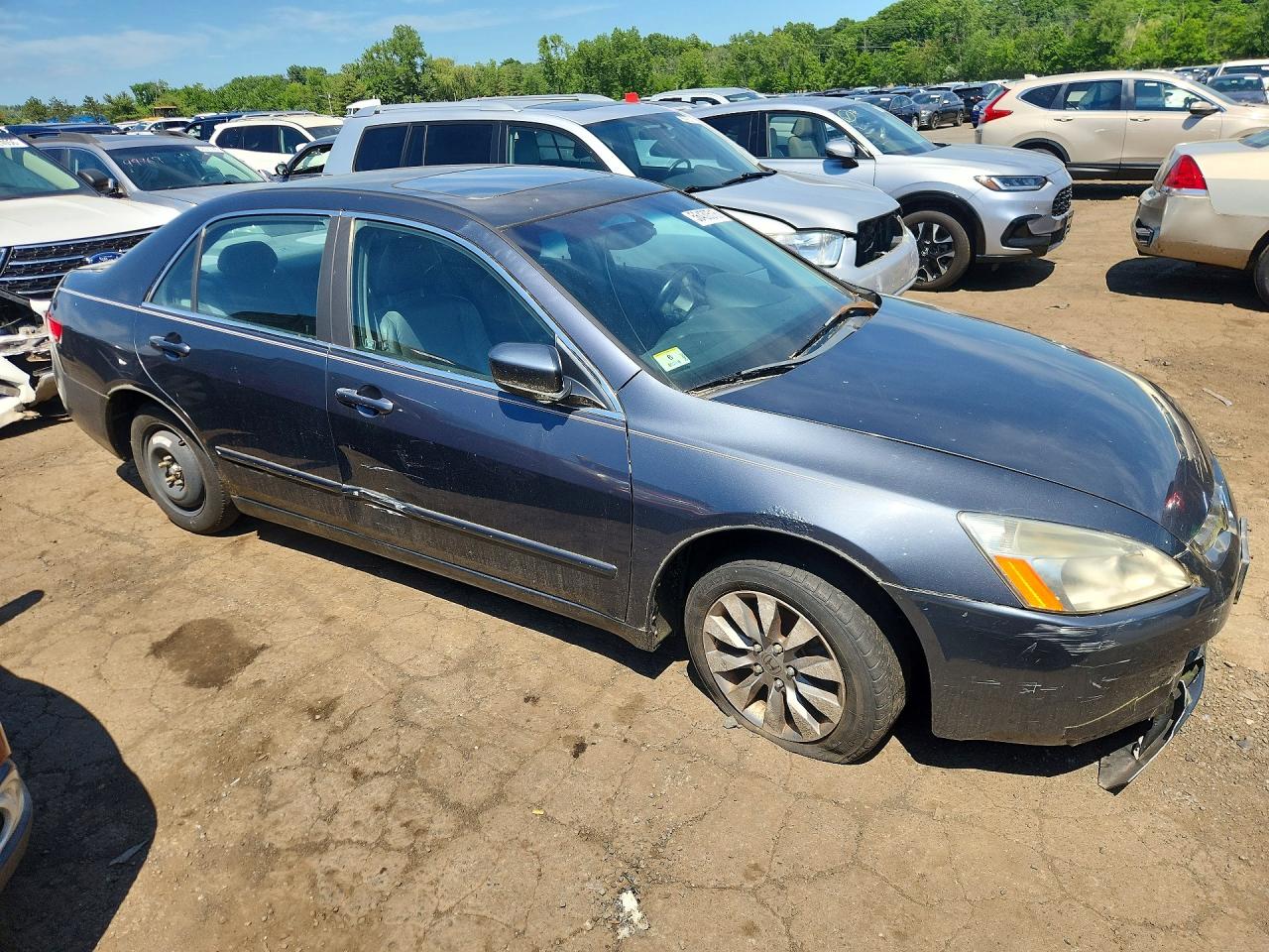 2004 Honda Accord Gray vin: 1HGCM66514A052908