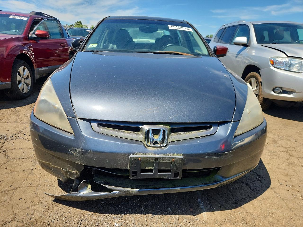 2004 Honda Accord Gray vin: 1HGCM66514A052908