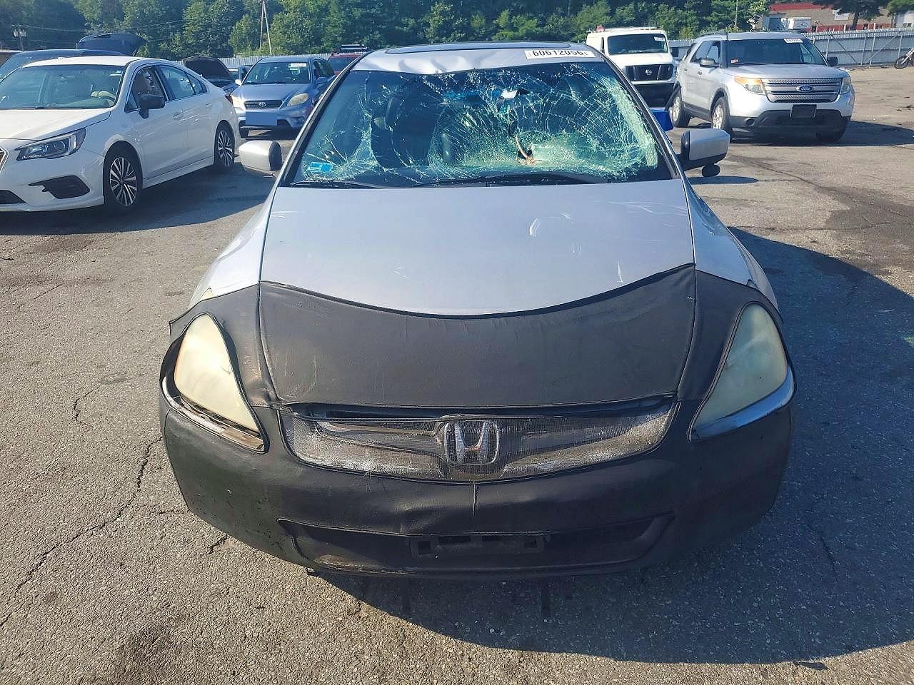 2004 Honda Accord Ex Silver vin: 1HGCM66514A063780