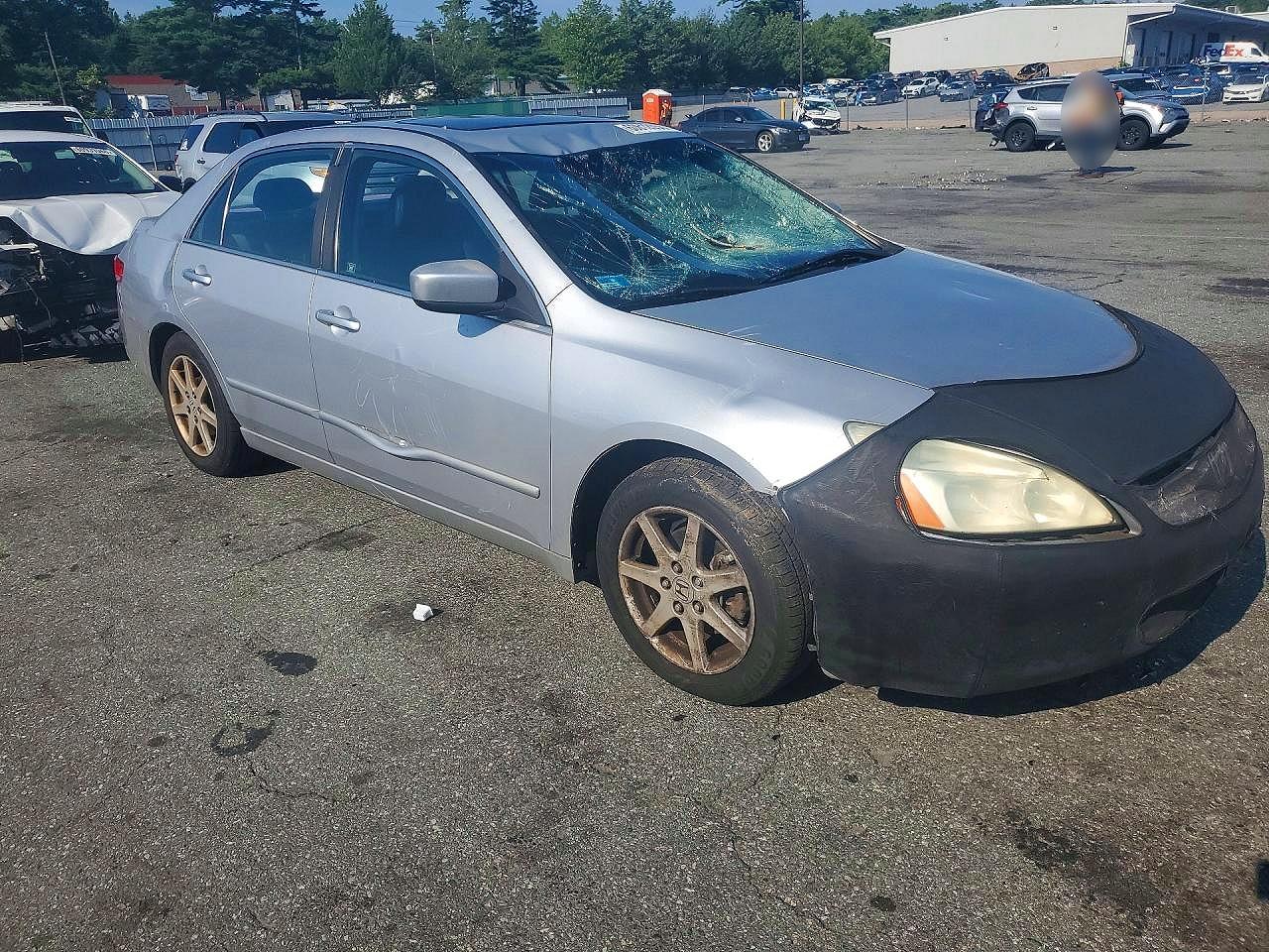 2004 Honda Accord Ex Silver vin: 1HGCM66514A063780