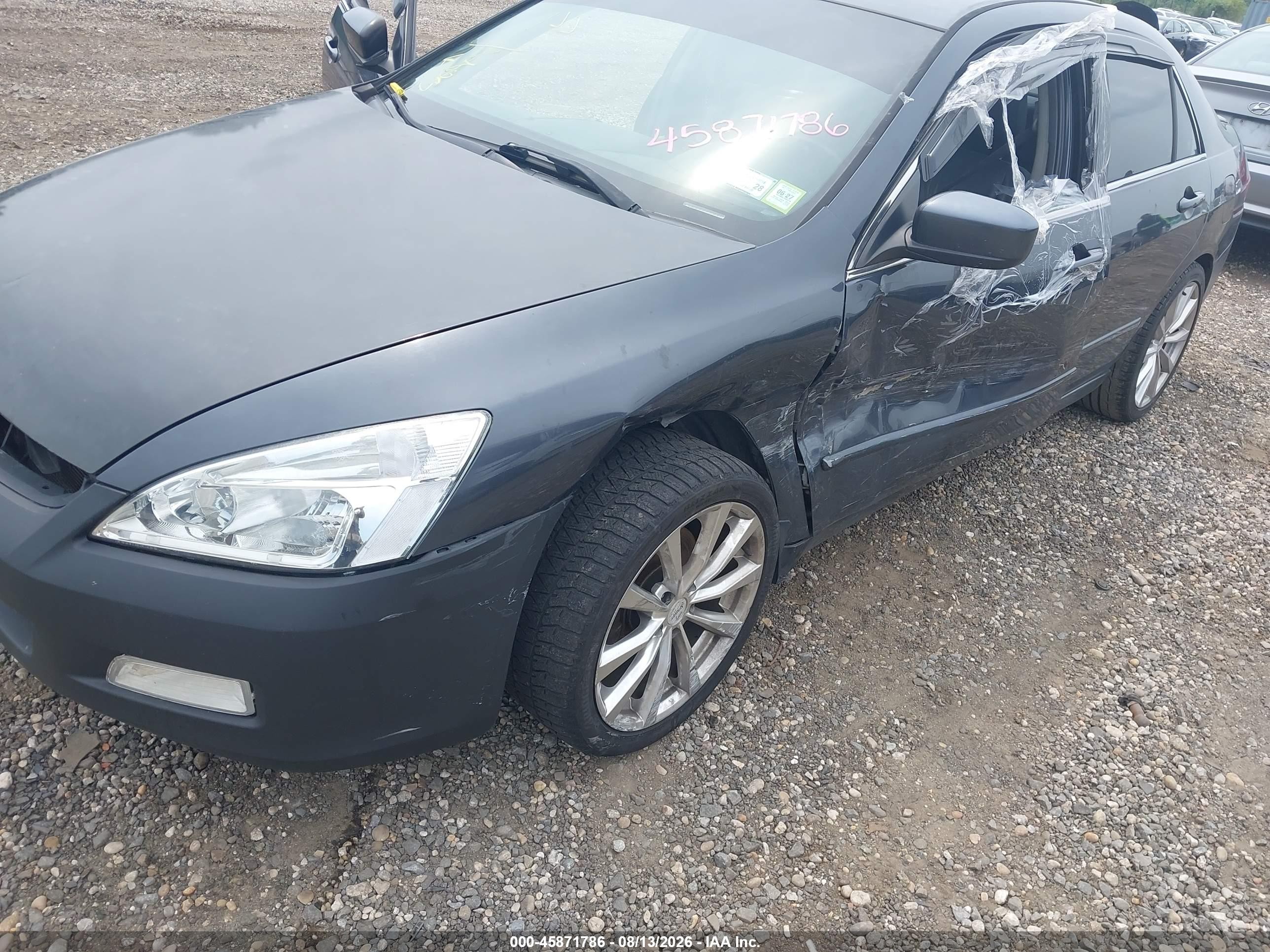 2004 Honda Accord 3.0 Ex Gray vin: 1HGCM66514A066498