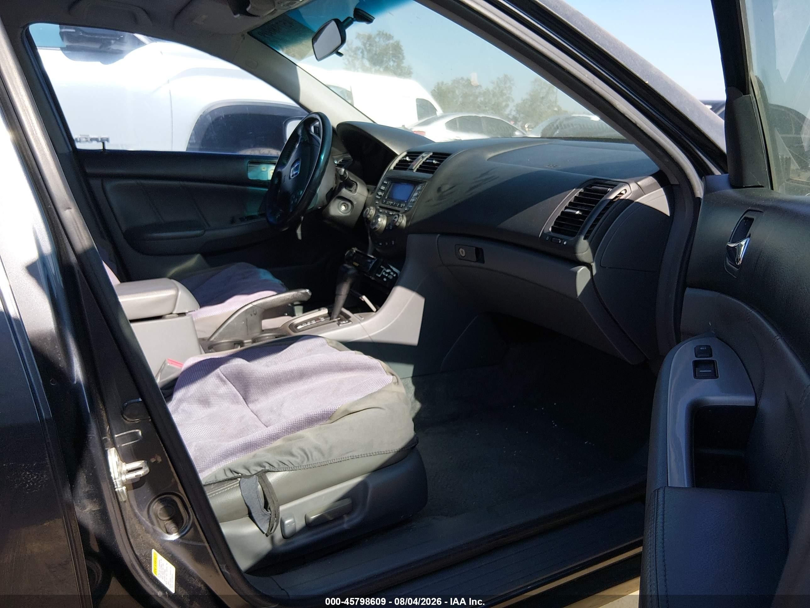 2005 Honda Accord 3.0 Ex Gray vin: 1HGCM66515A003032