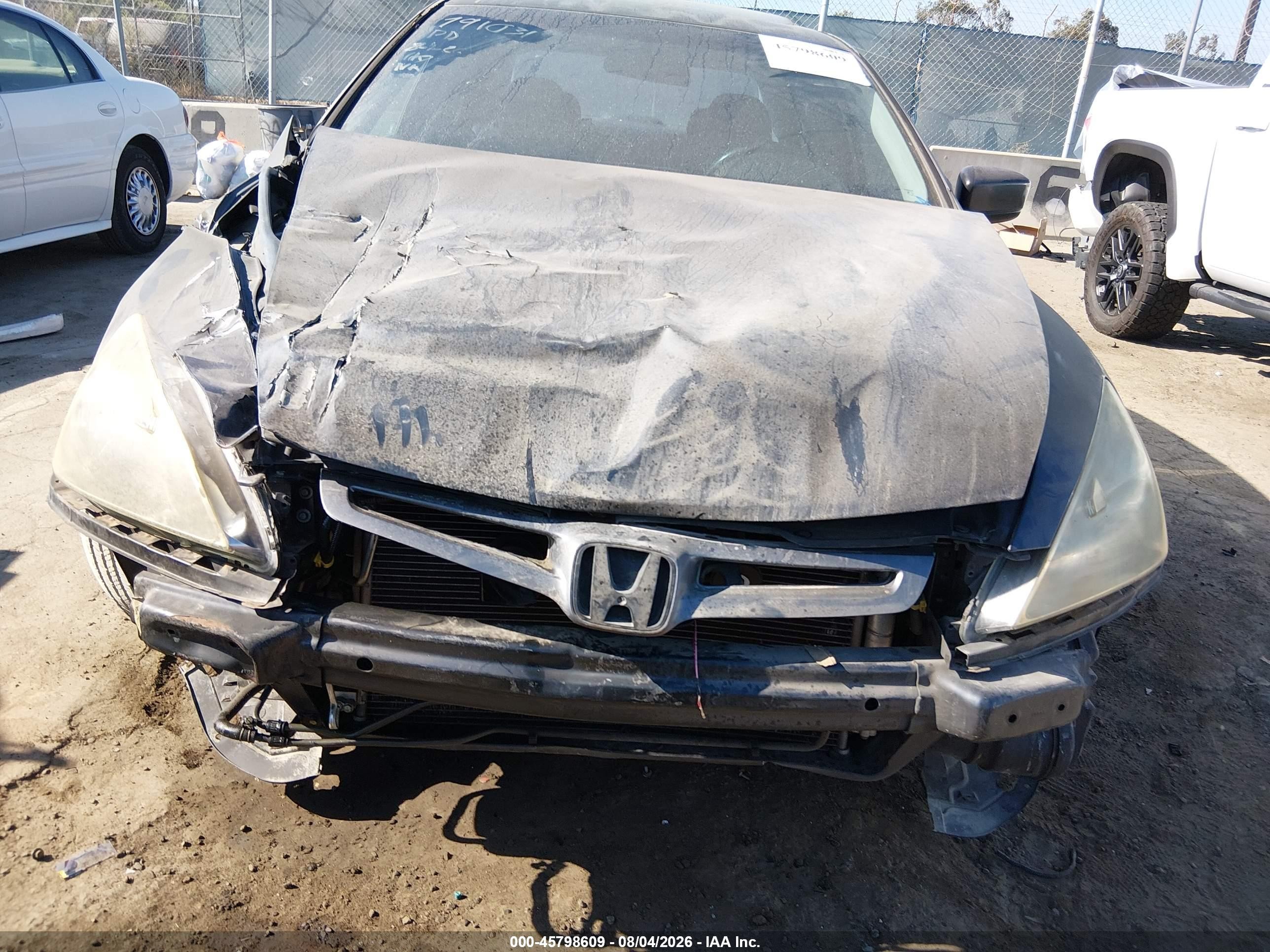 2005 Honda Accord 3.0 Ex Gray vin: 1HGCM66515A003032
