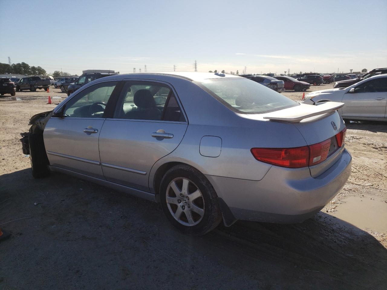 2005 Honda Accord Ex Silver vin: 1HGCM66515A005332