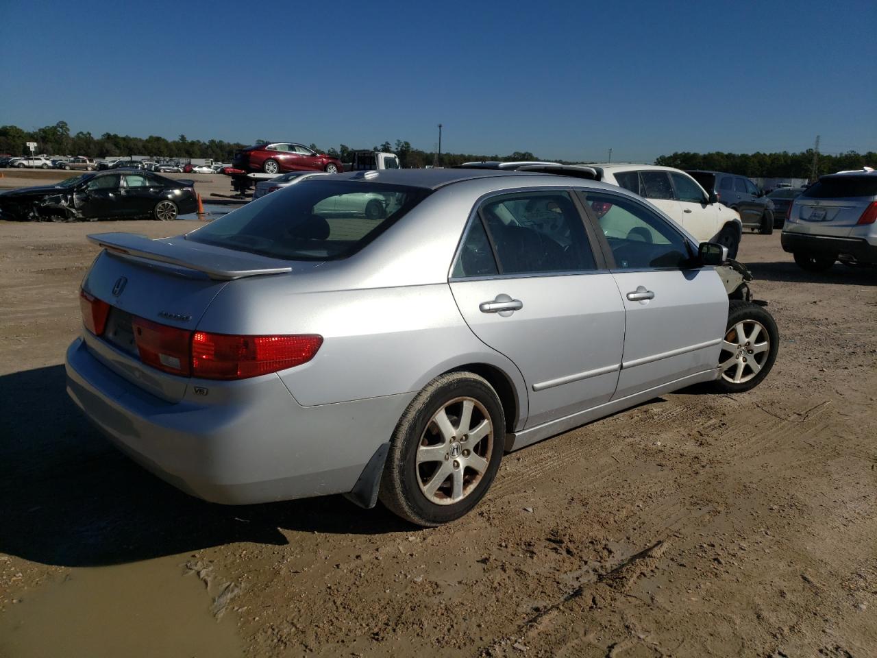 2005 Honda Accord Ex Silver vin: 1HGCM66515A005332