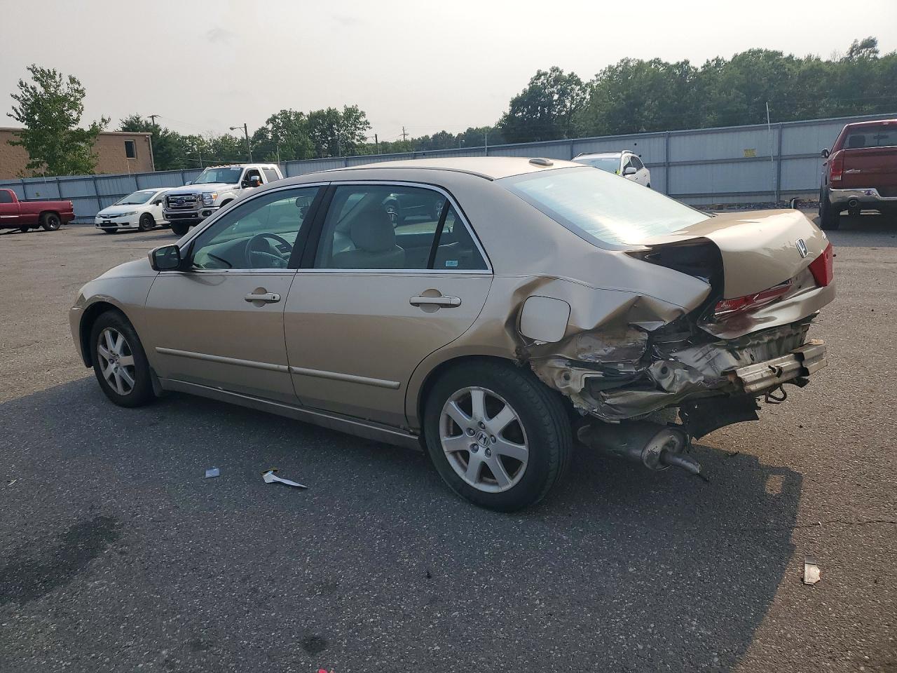 2005 Honda Accord Ex Silver vin: 1HGCM66515A007002
