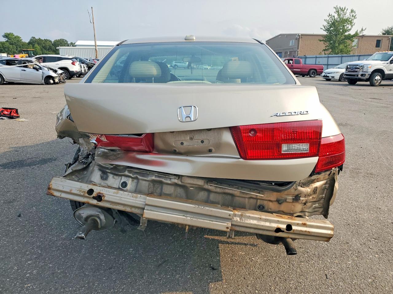 2005 Honda Accord Ex Silver vin: 1HGCM66515A007002