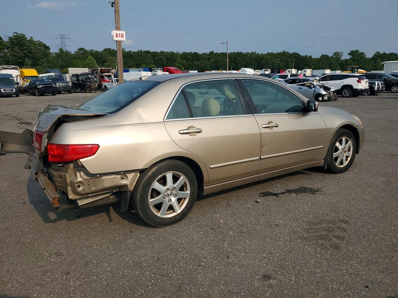 2005 Honda Accord Ex Silver vin: 1HGCM66515A007002