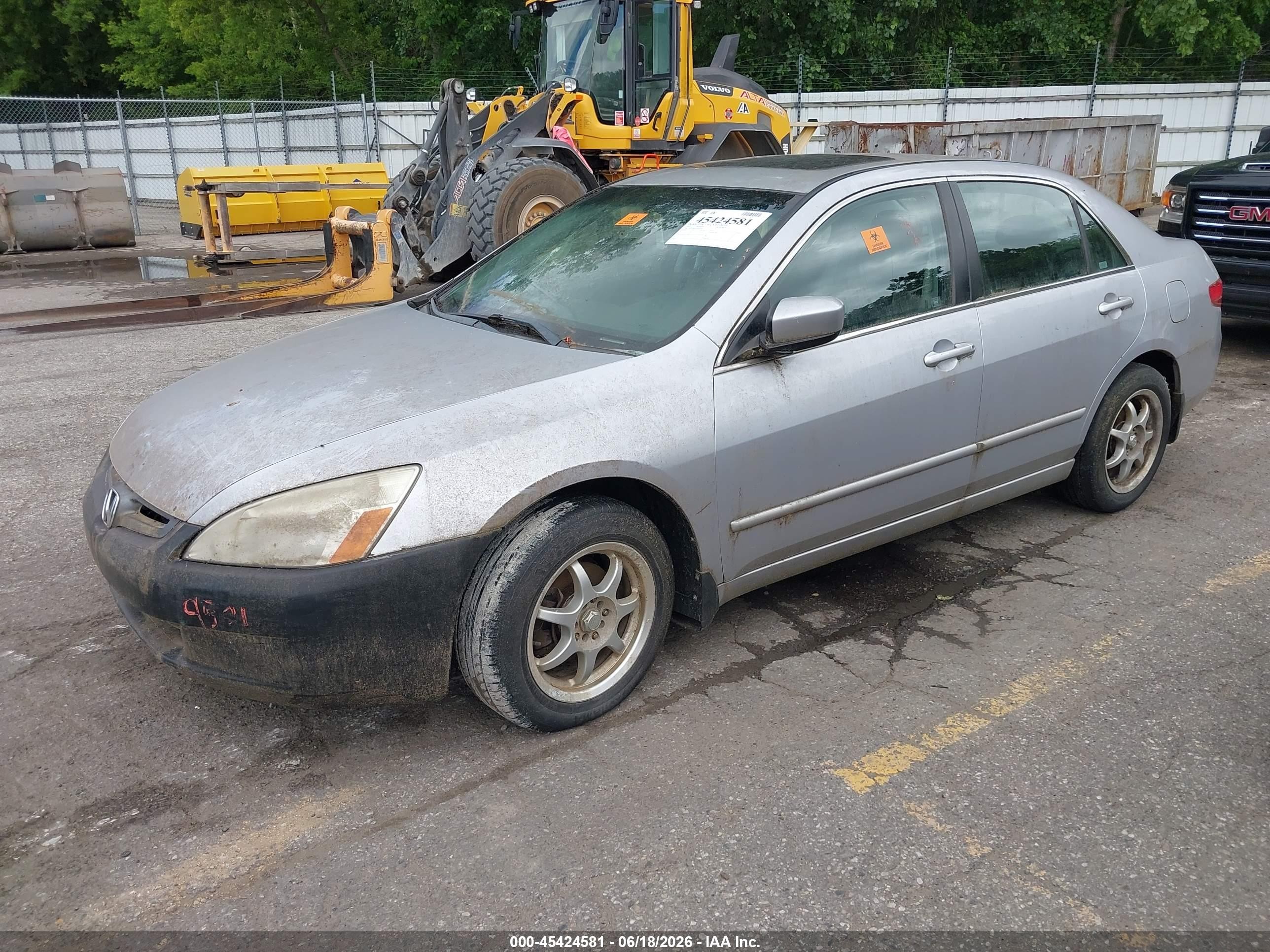 2005 Honda Accord 3.0 Ex Silver vin: 1HGCM66515A011406