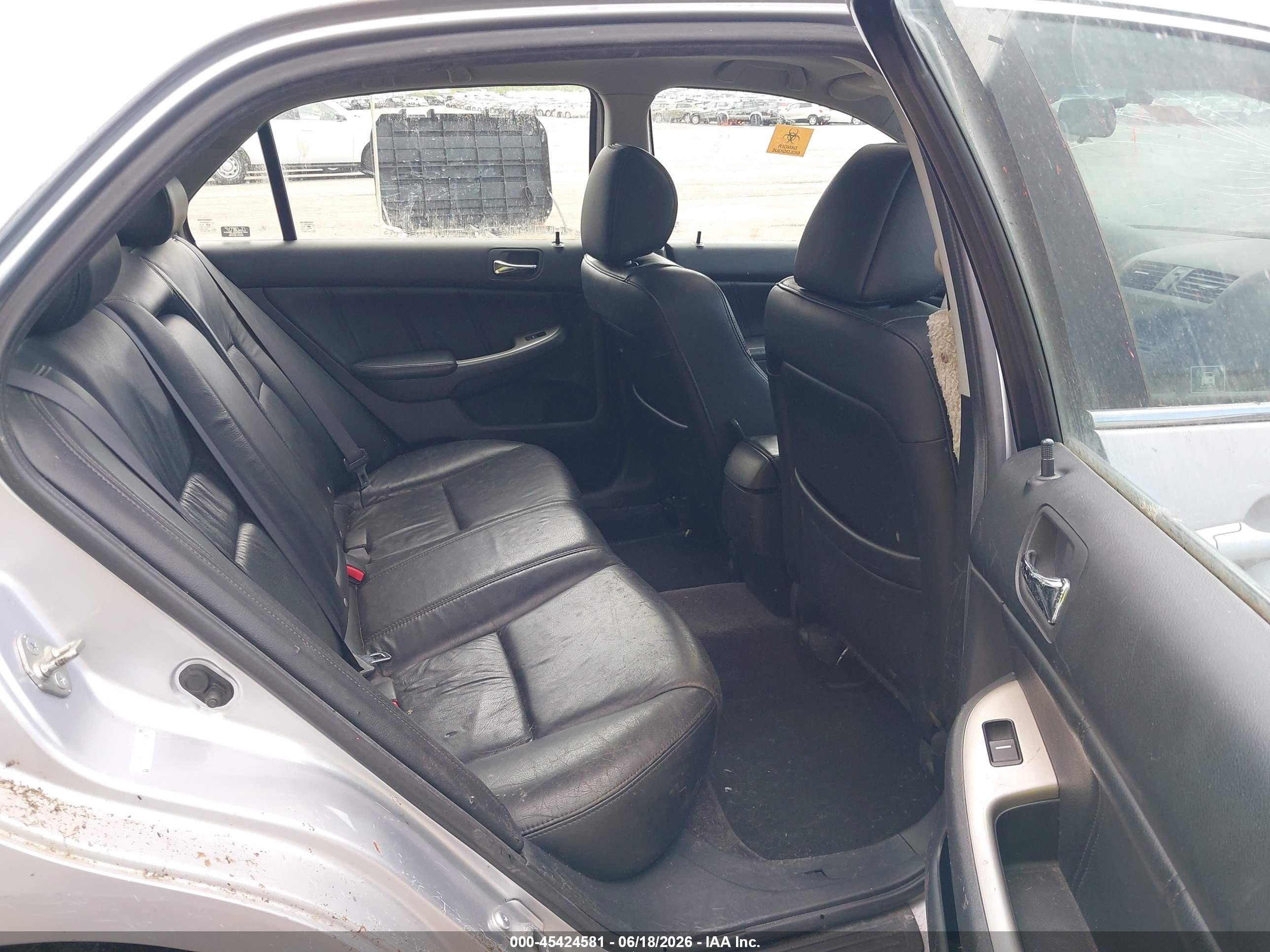 2005 Honda Accord 3.0 Ex Silver vin: 1HGCM66515A011406