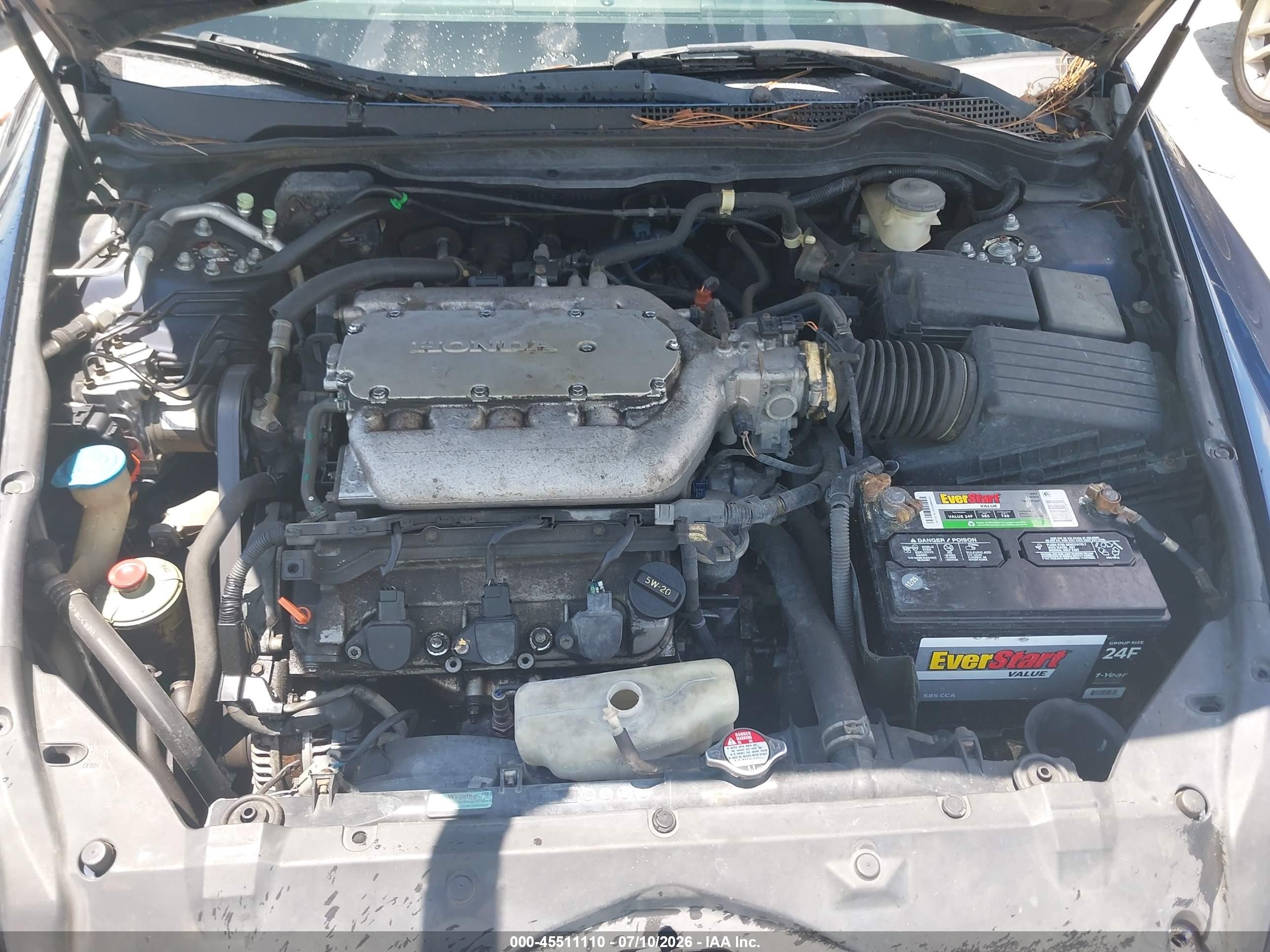2005 Honda Accord 3.0 Ex Blue vin: 1HGCM66515A022664