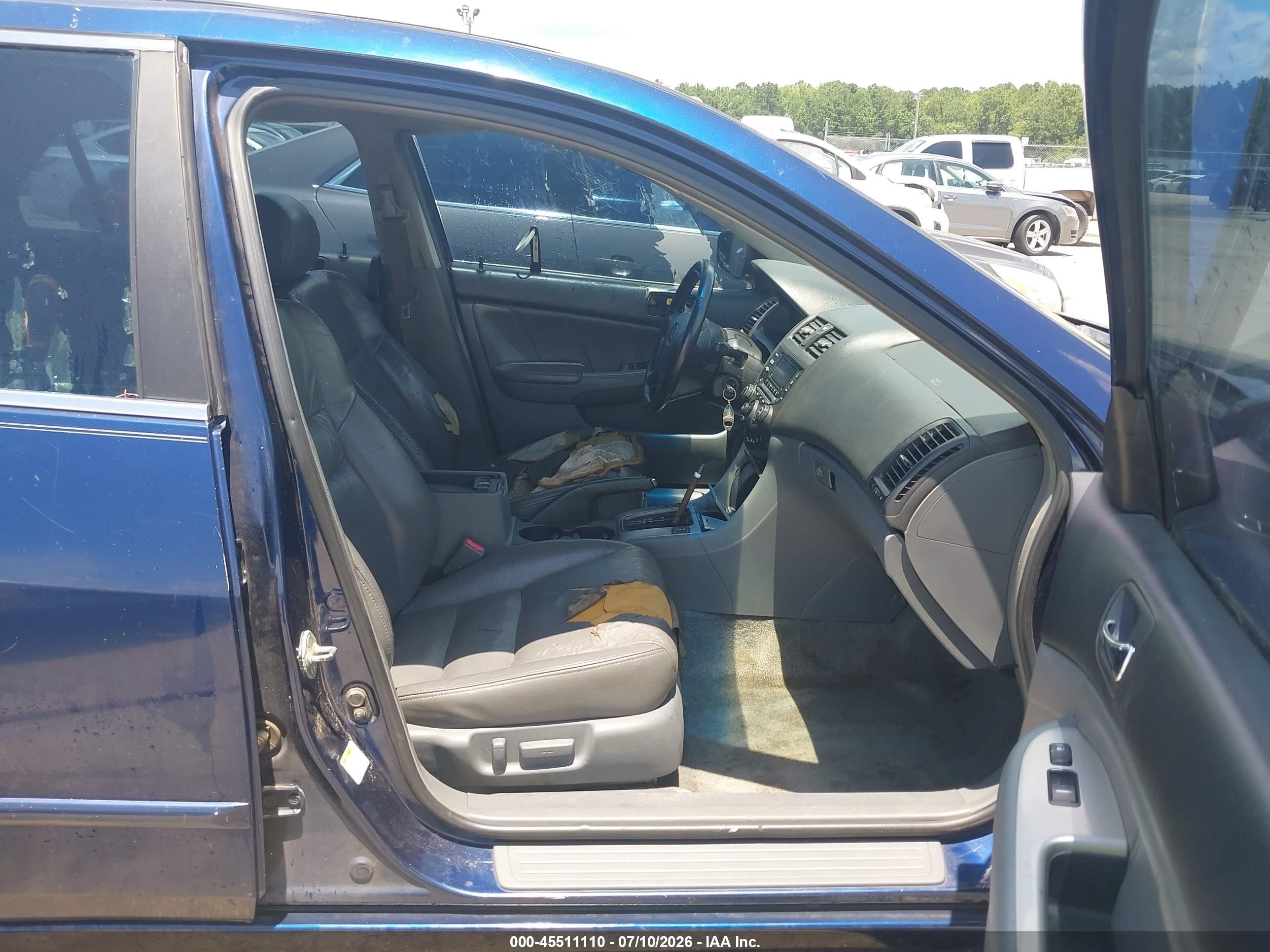 2005 Honda Accord 3.0 Ex Blue vin: 1HGCM66515A022664